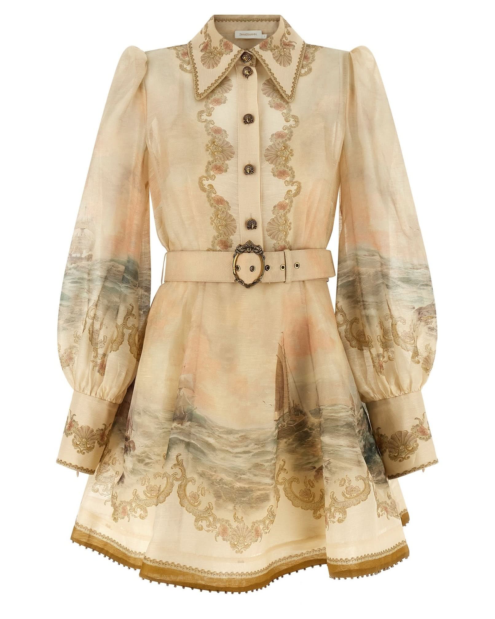 Zimmermann Rebellion Marine Dress Glam Steals