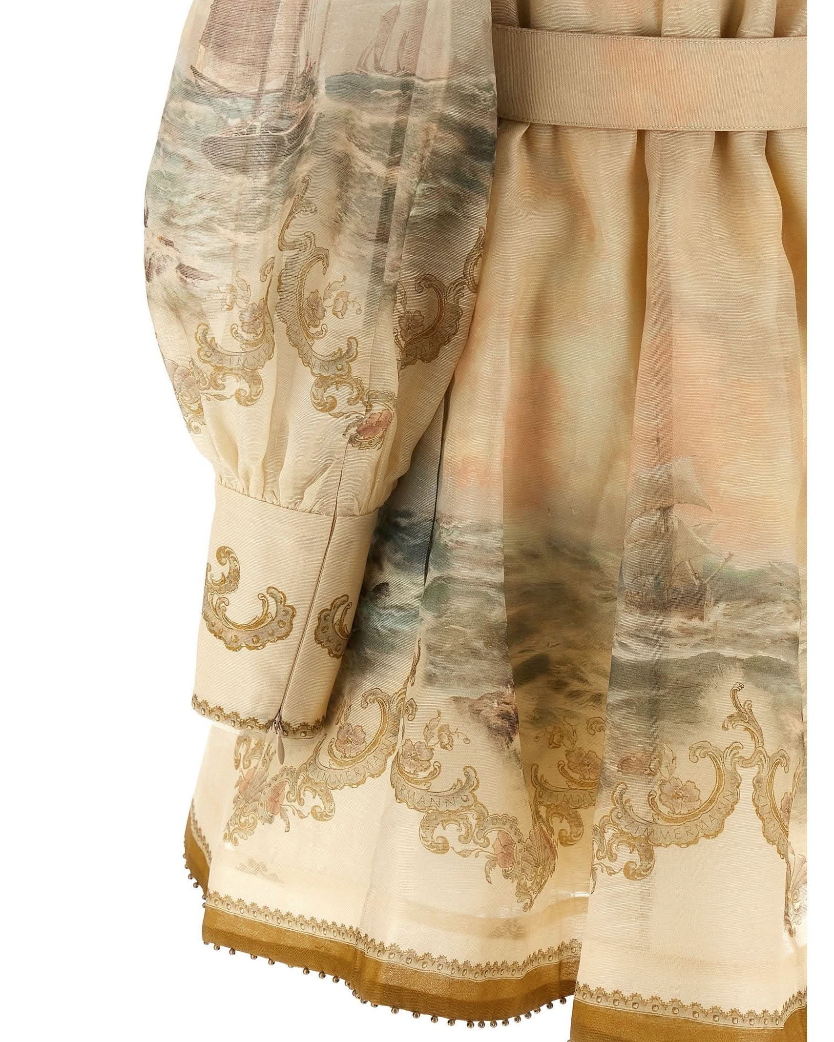 Zimmermann Rebellion Marine Dress Glam Steals