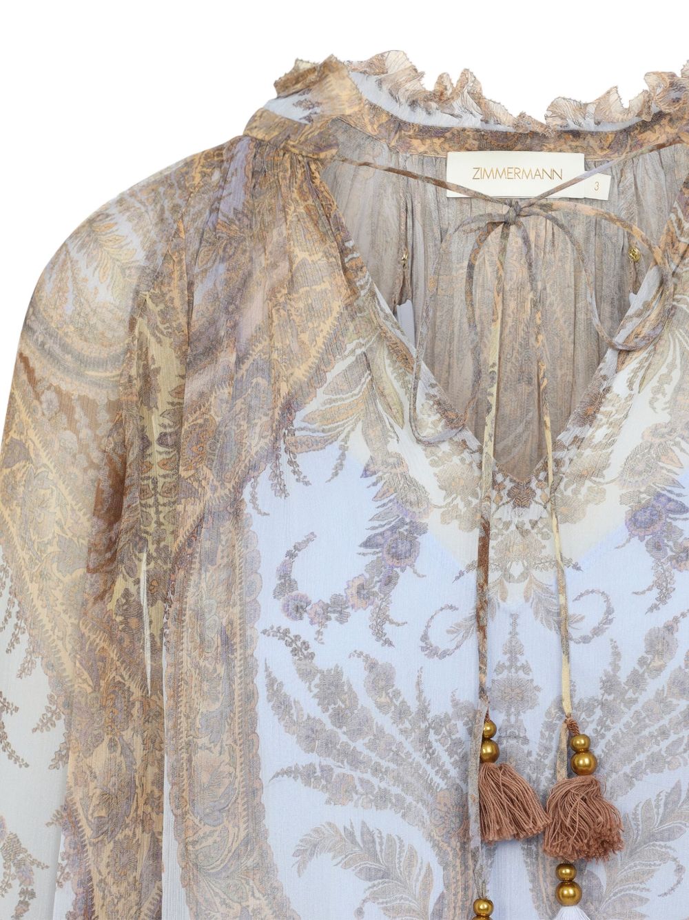 Zimmermann Shirt Lilac Glam Steals
