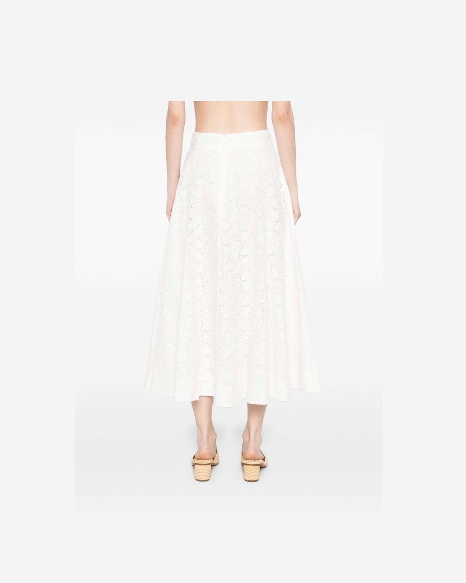 Zimmermann White Skirt Skirts