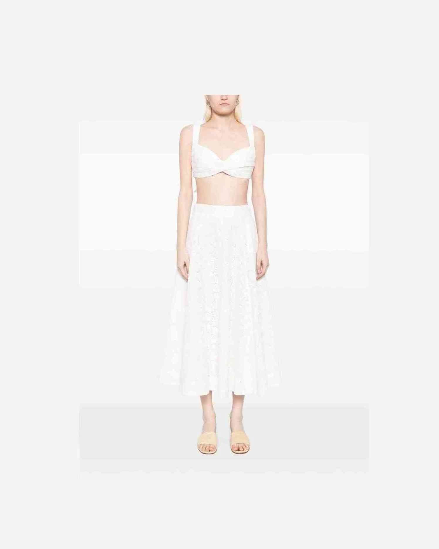 Zimmermann White Skirt Skirts