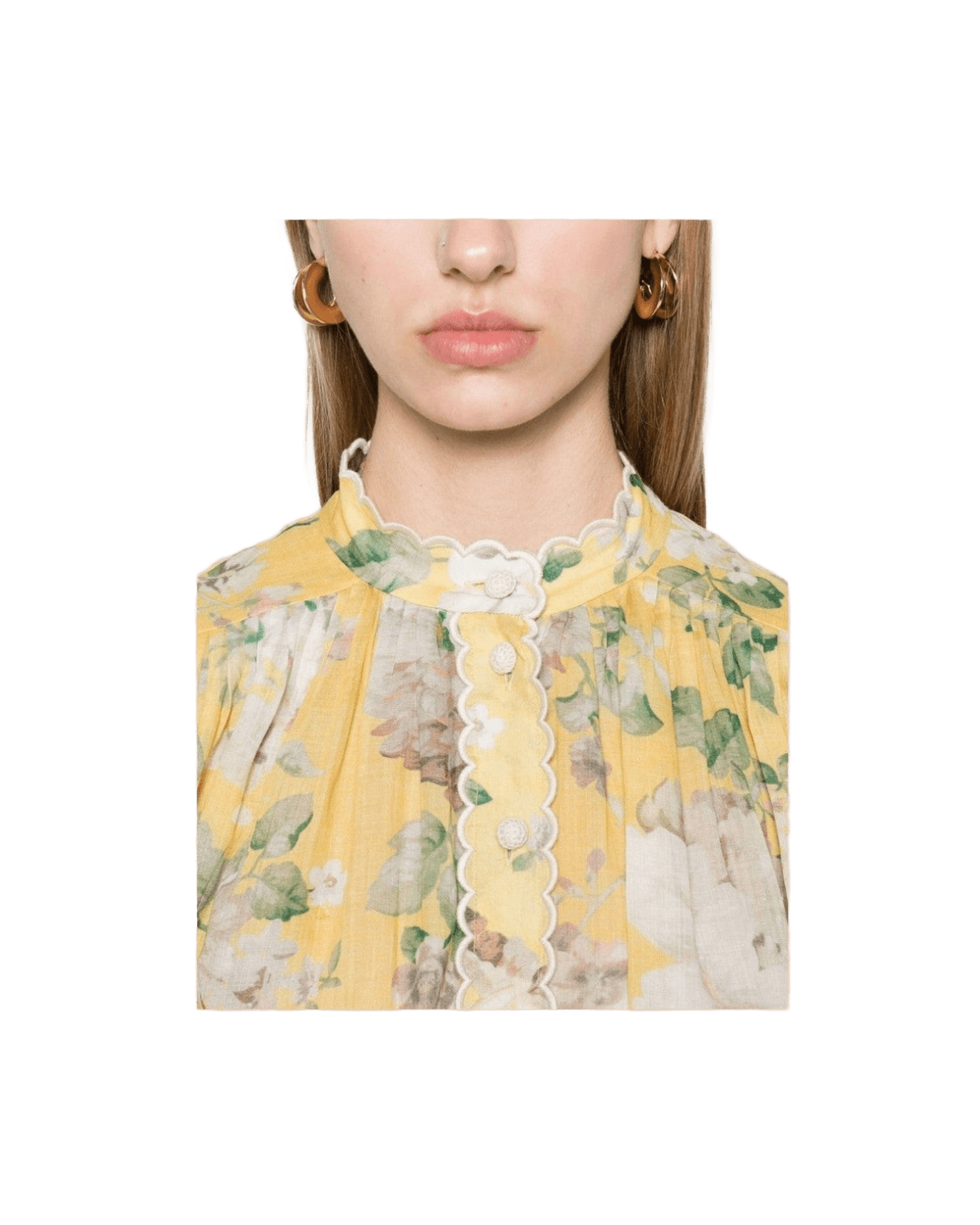 Zimmermann Yellow Shirt Blouses