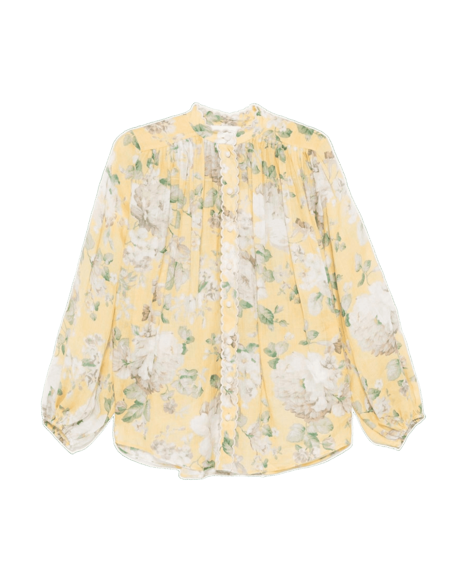 Zimmermann Yellow Shirt Blouses