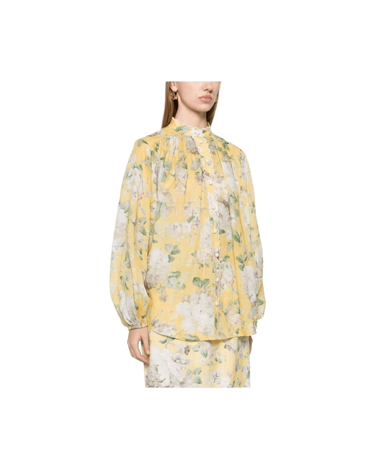 Zimmermann Yellow Shirt Blouses