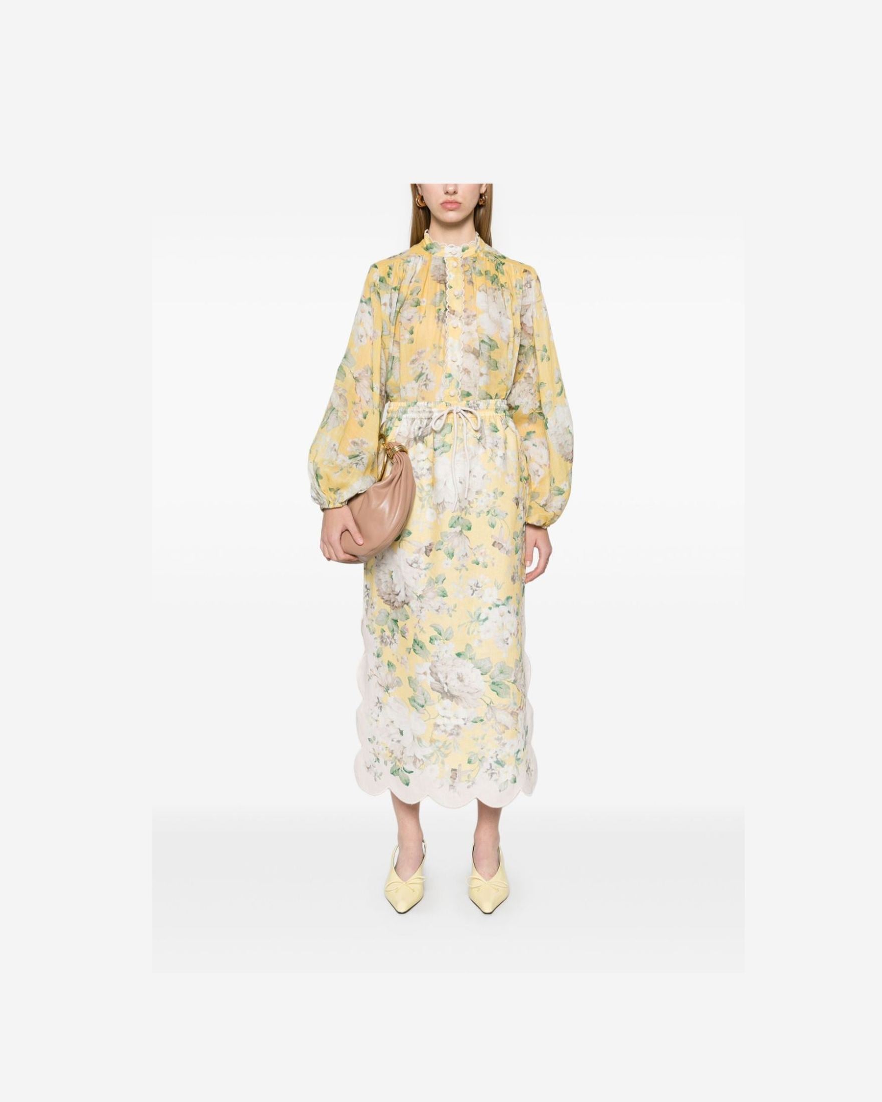 Zimmermann Yellow Shirt Glam Steals