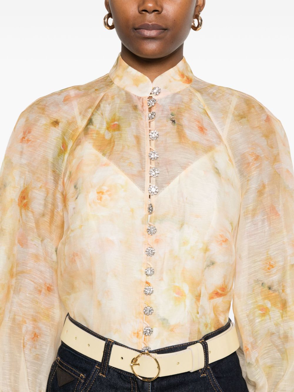 Zimmermann Yellow Shirt Glam Steals