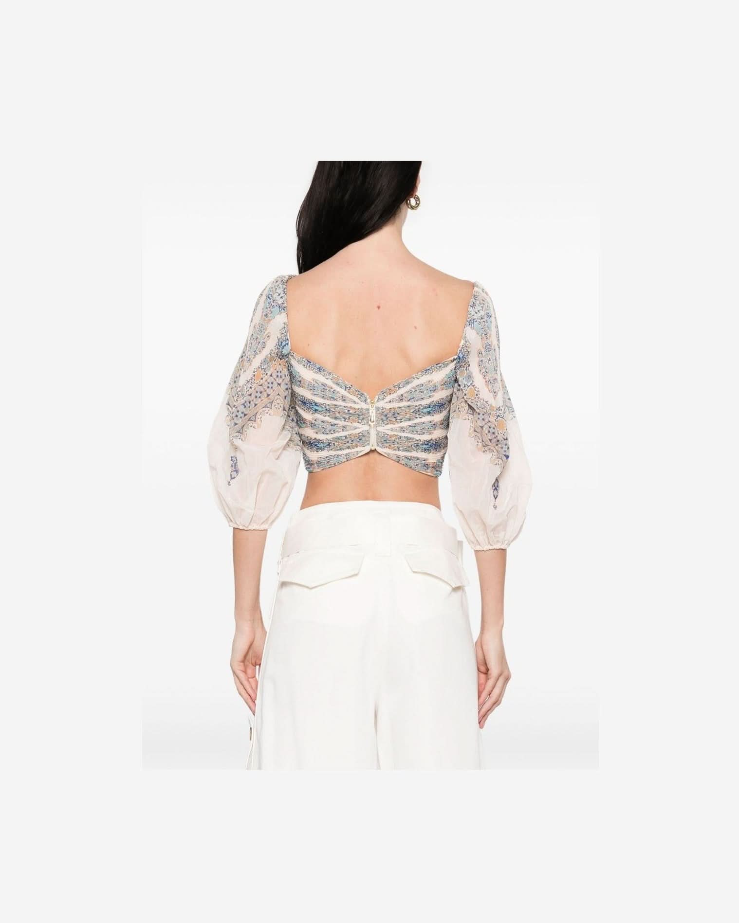 Zimmermann Zimmerman Pleated Design Top Blouses