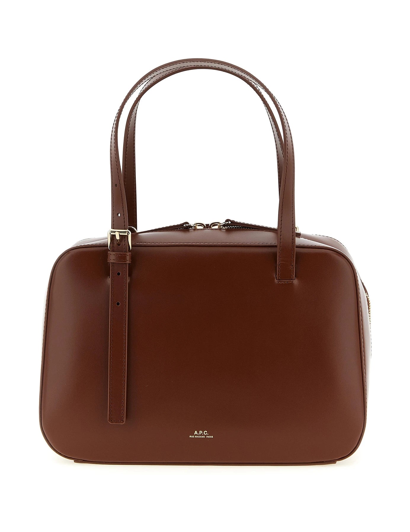 A.P.C. Satchel Bag in brown, Cow Leather