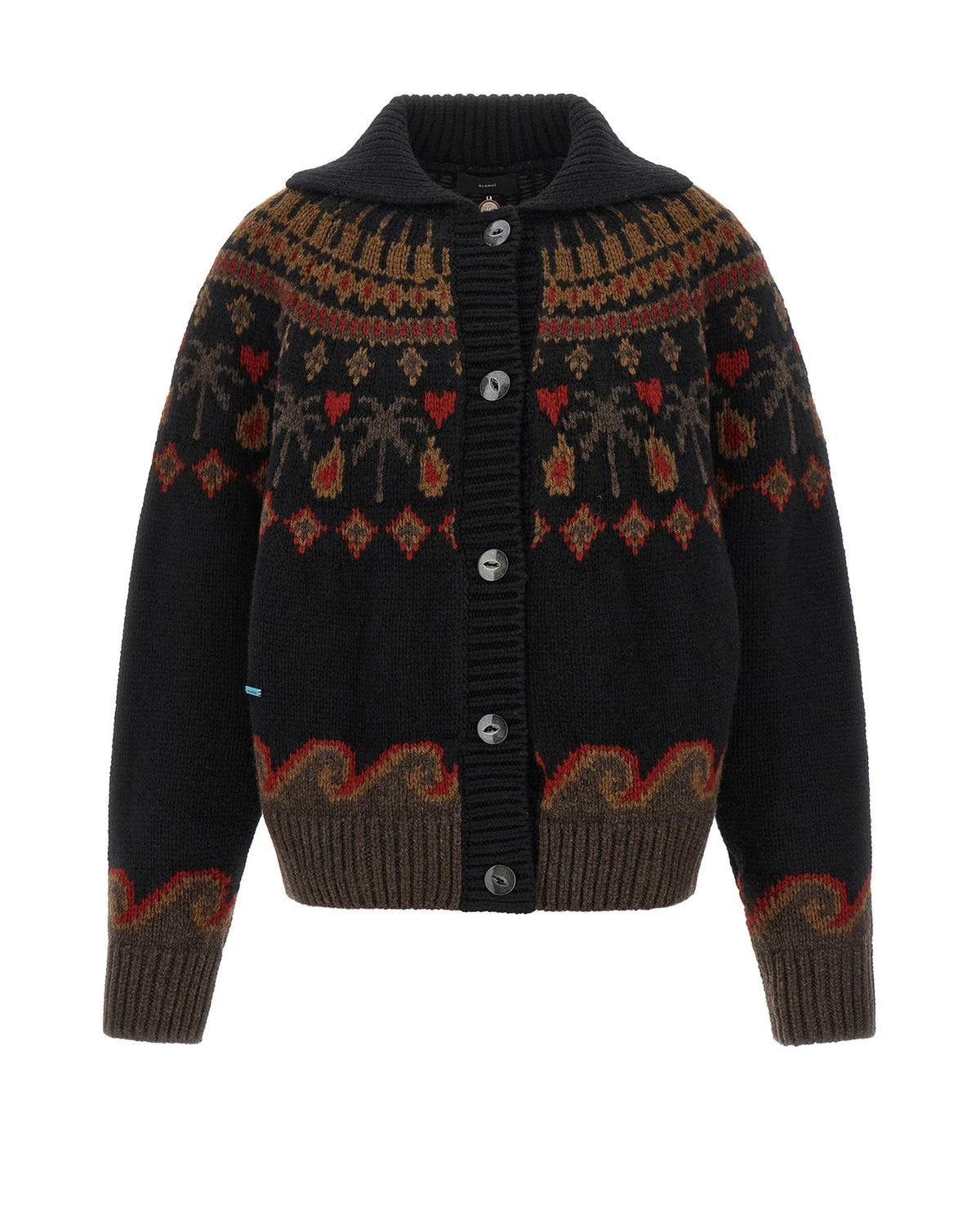 Alanui Cardigan in multicolor, Virgin Wool