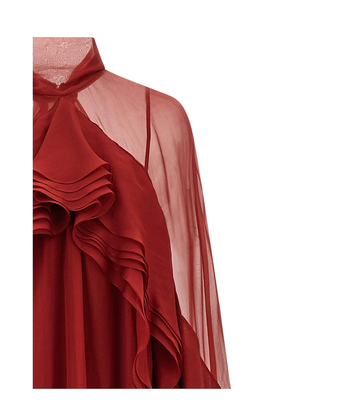 Alberta Ferretti Dresse in red, Silk โ view 3