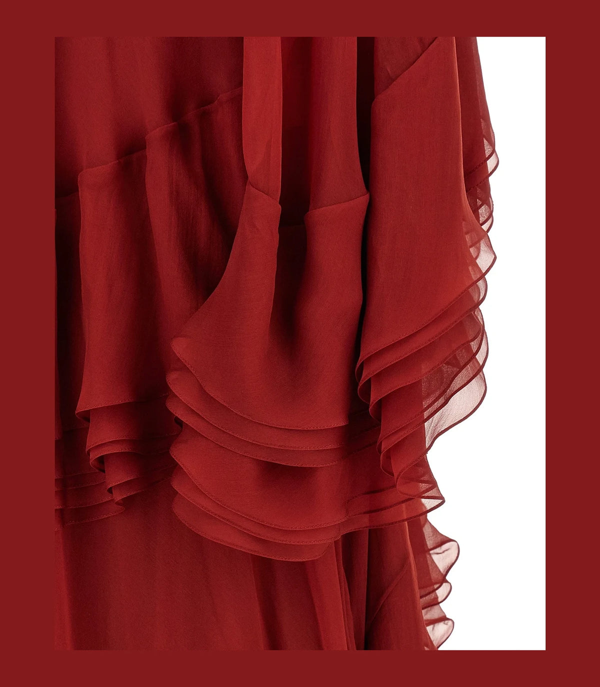 Alberta Ferretti Dresse in red, Silk โ view 4