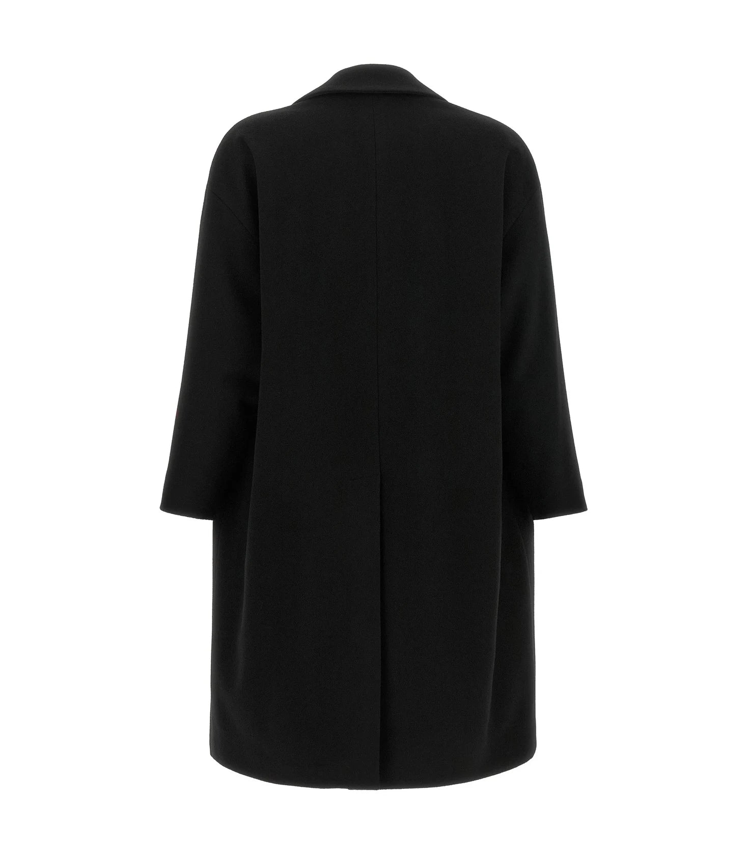 Alberto Biani Overcoat in black, Wool — view 2