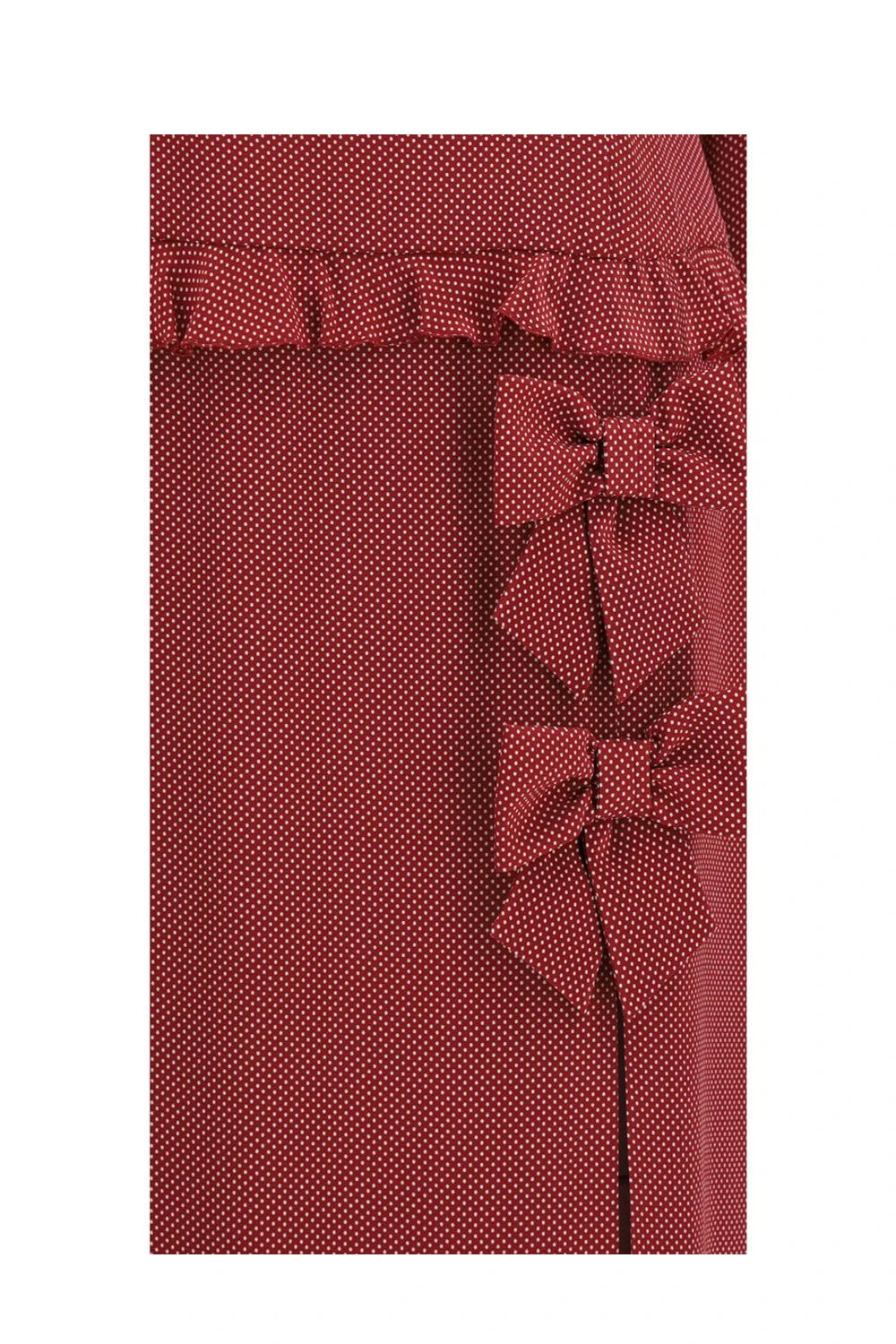 Alessandra Rich Dresse in red, Silk β view 3