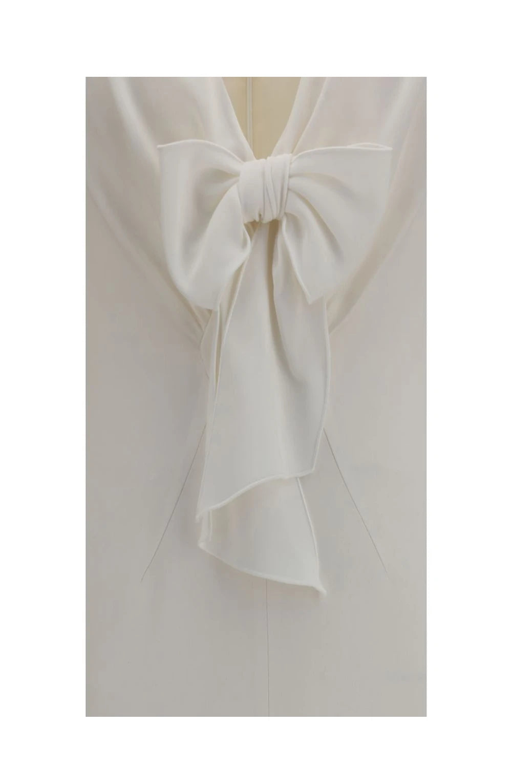 Alessandra Rich Dresse in white, Viscose — view 3