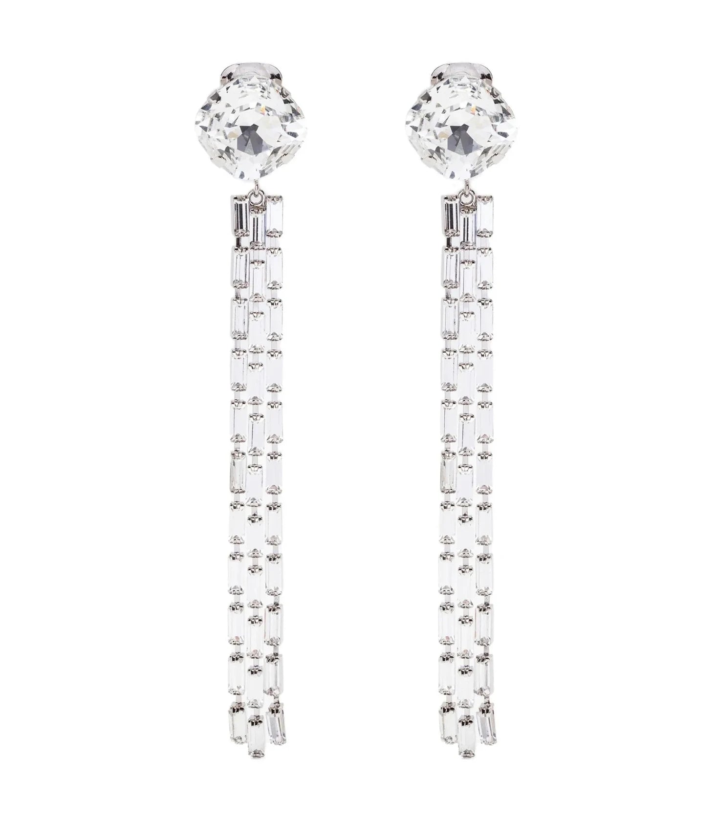 Alessandra Rich Earring in silver, Glass