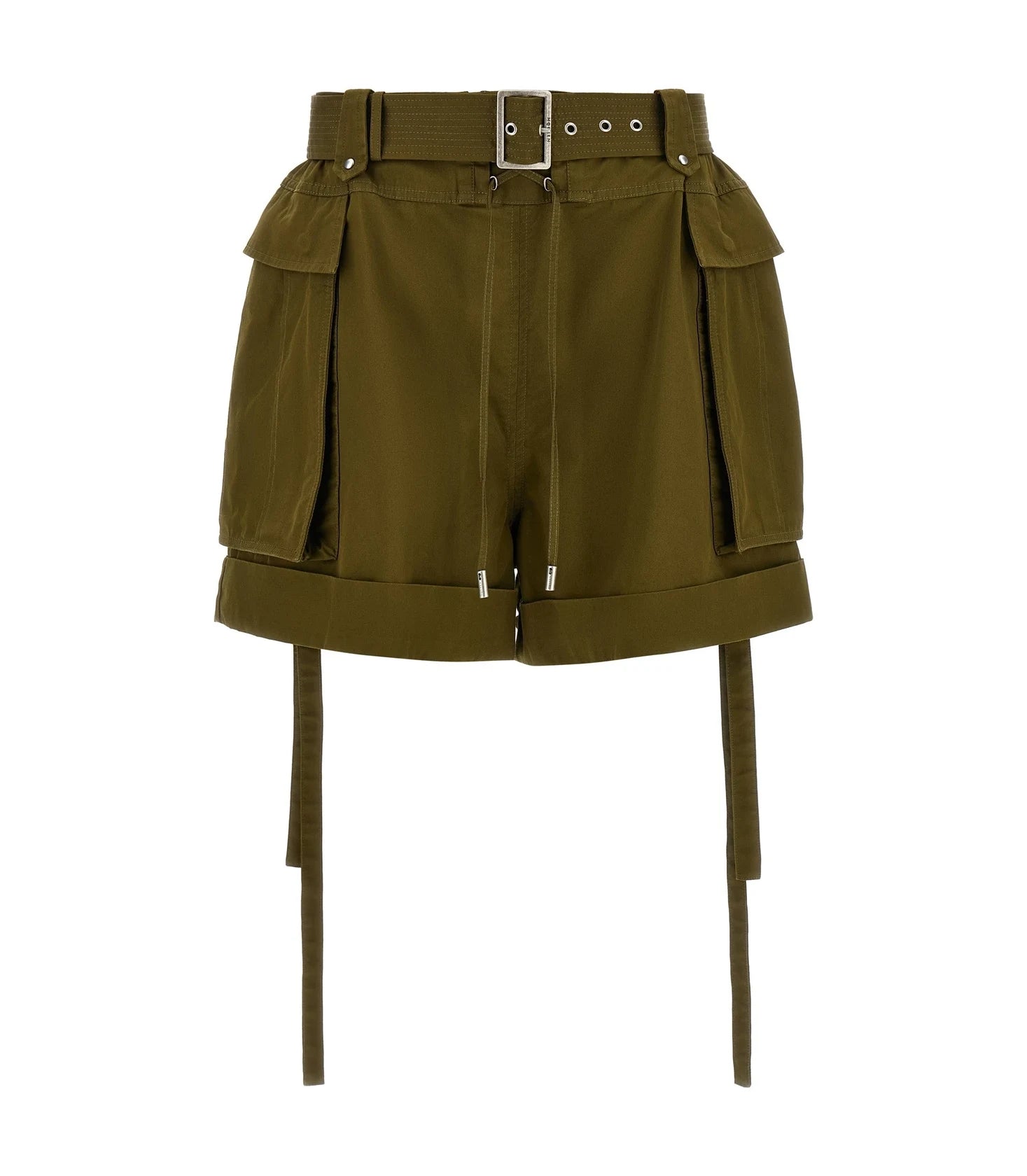 Alexander McQueen Cargo Short in green, Cotton