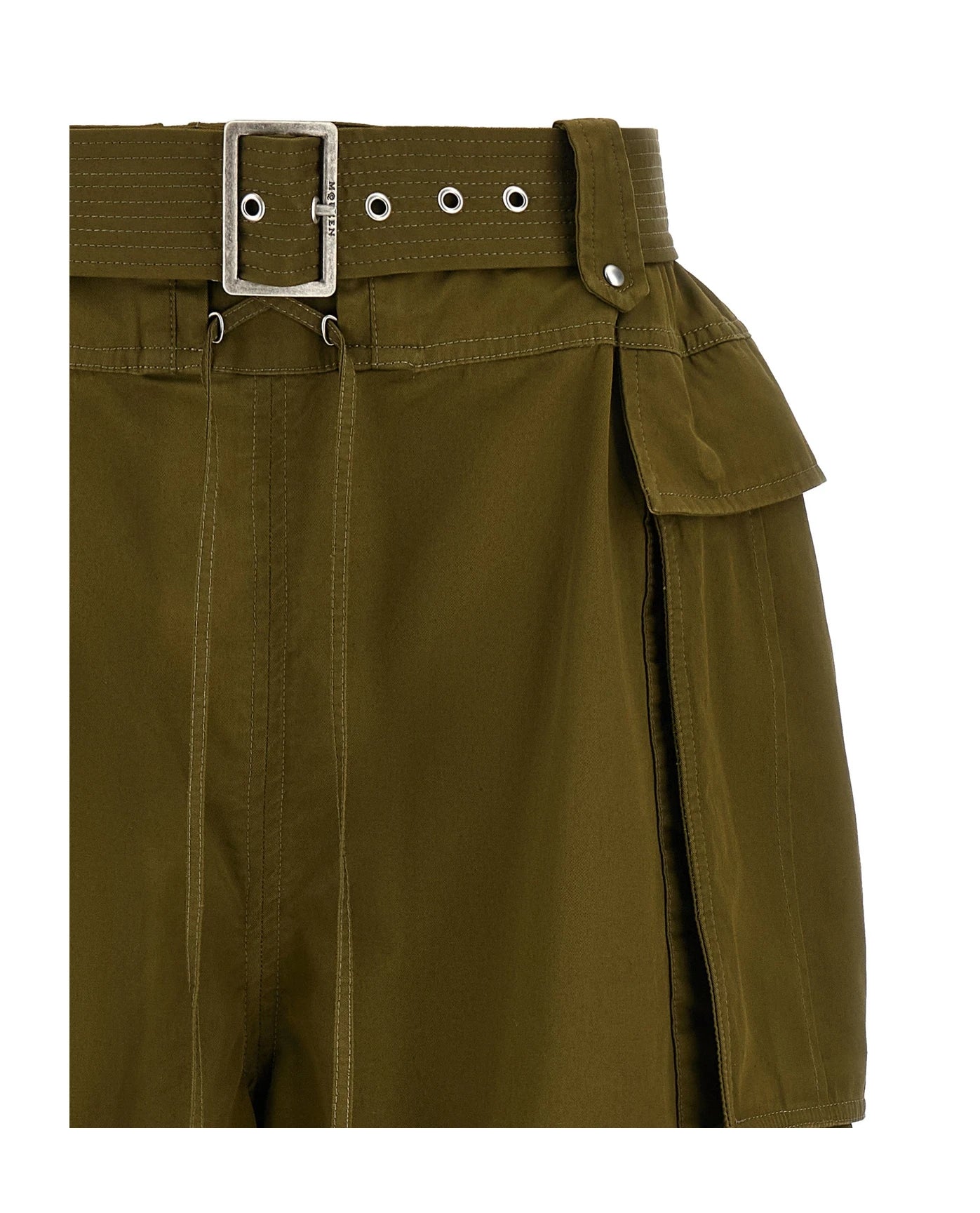 Alexander McQueen Cargo Short in green, Cotton — view 3