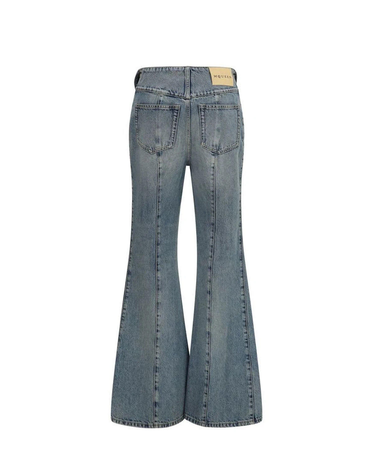 Alexander McQueen Jean in blue, Cotton — view 2