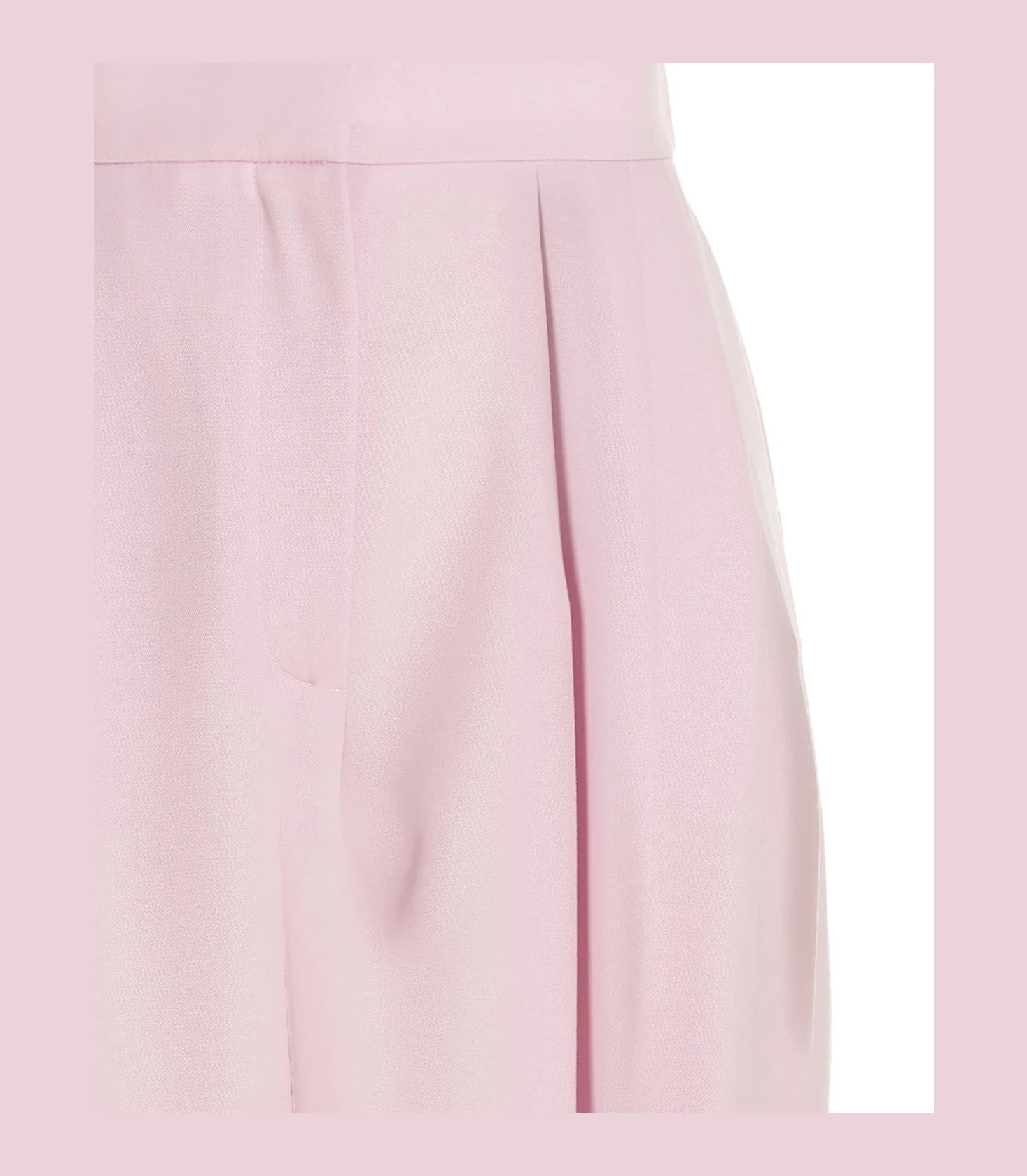 Alexander McQueen Trouser in pink, Wool — view 3