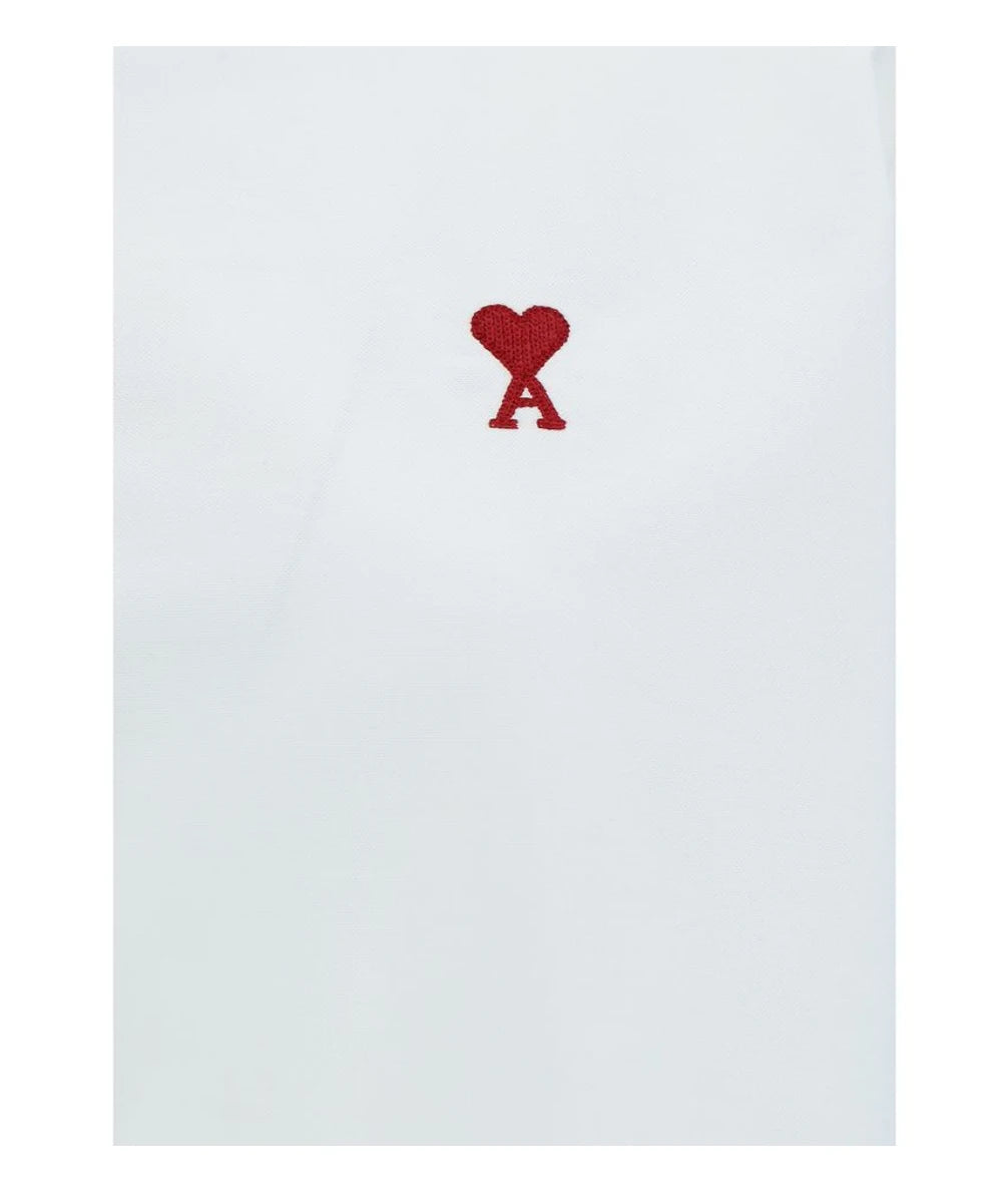 Ami Paris Dress Shirt in white, Cotton — view 3