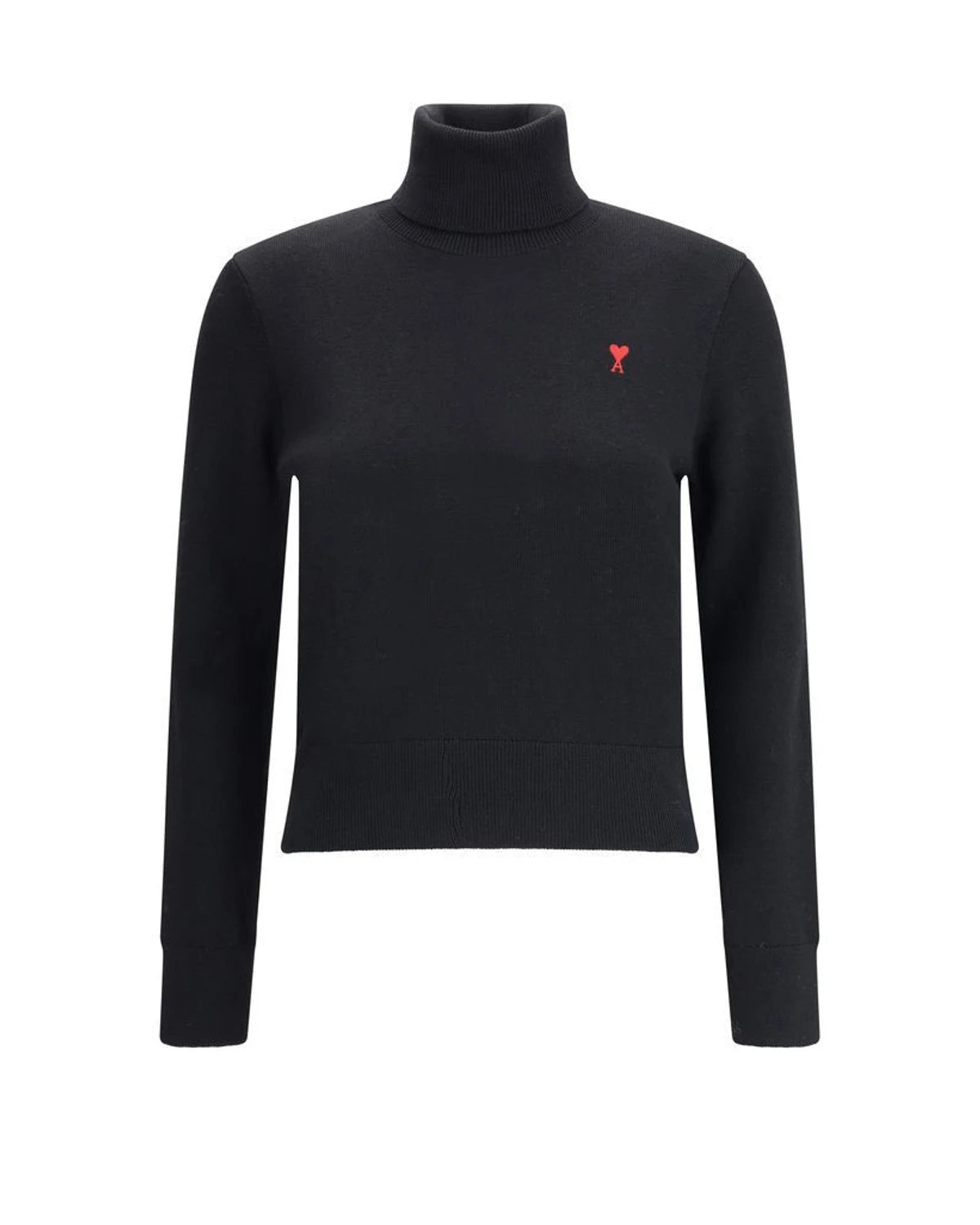 Ami Paris Sweater in black, Merino Wool