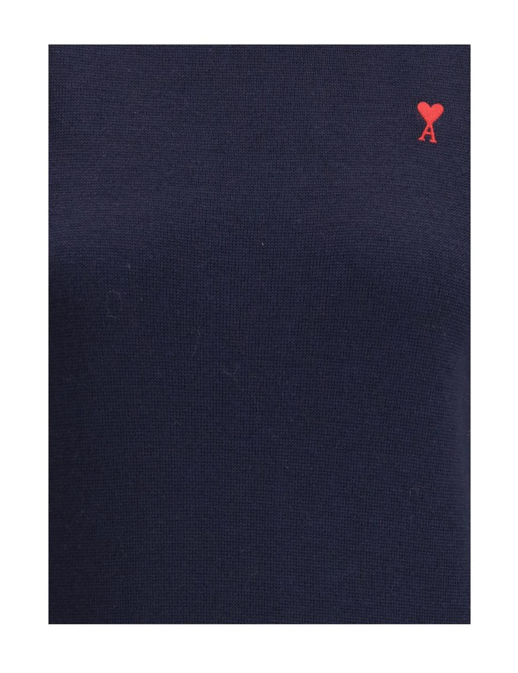 Ami Paris Sweater in blue, Merino Wool — view 3