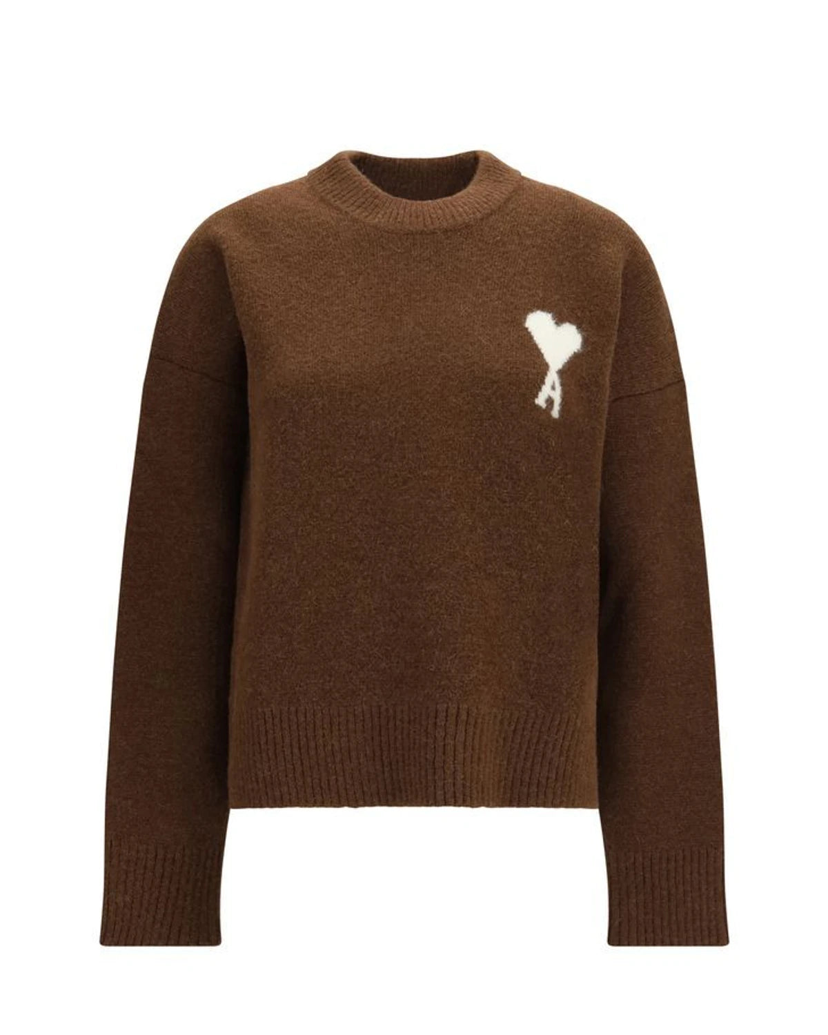 Ami Paris Sweater in brown, Alpaca Vicugna