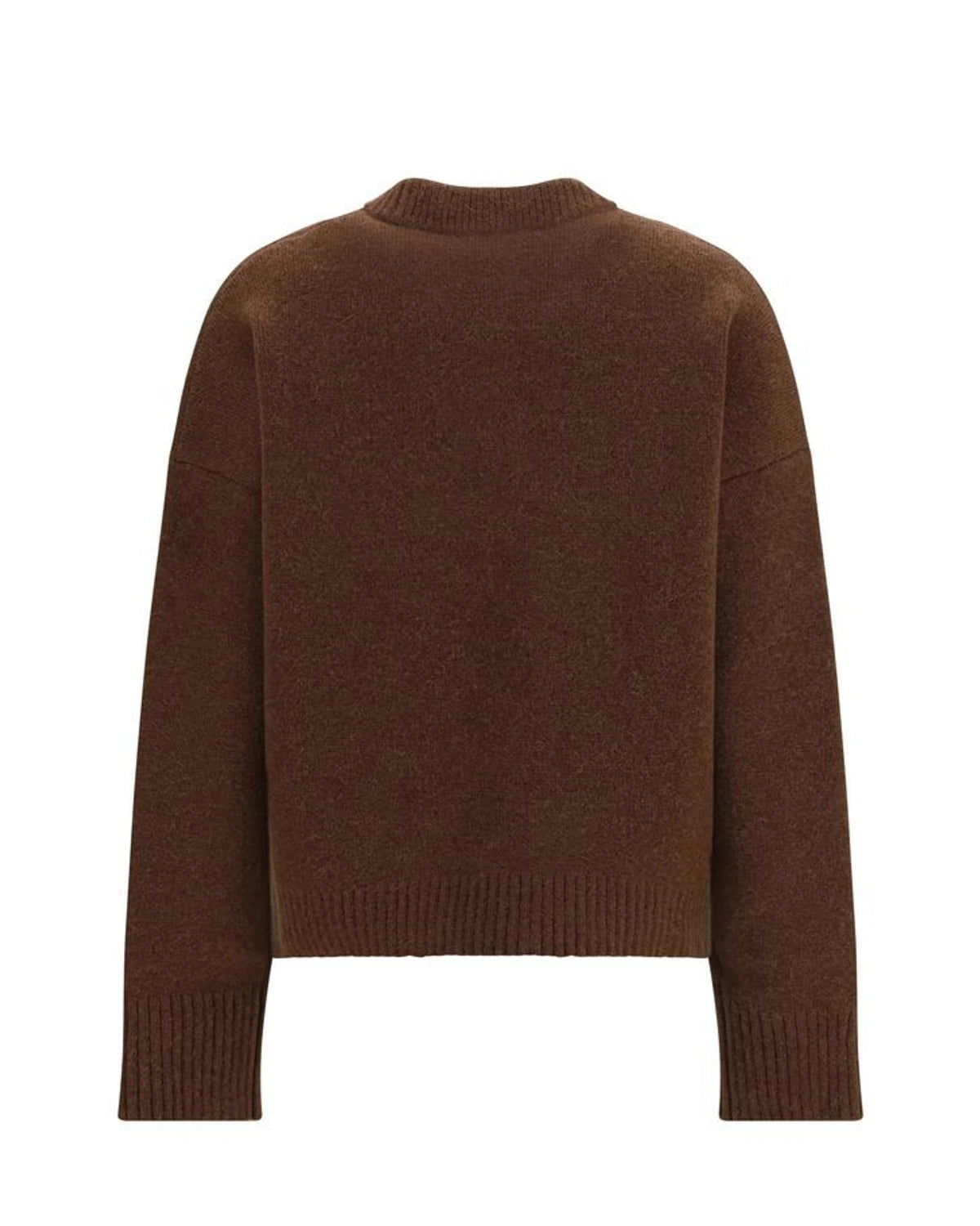 Ami Paris Sweater in brown, Alpaca Vicugna — view 2