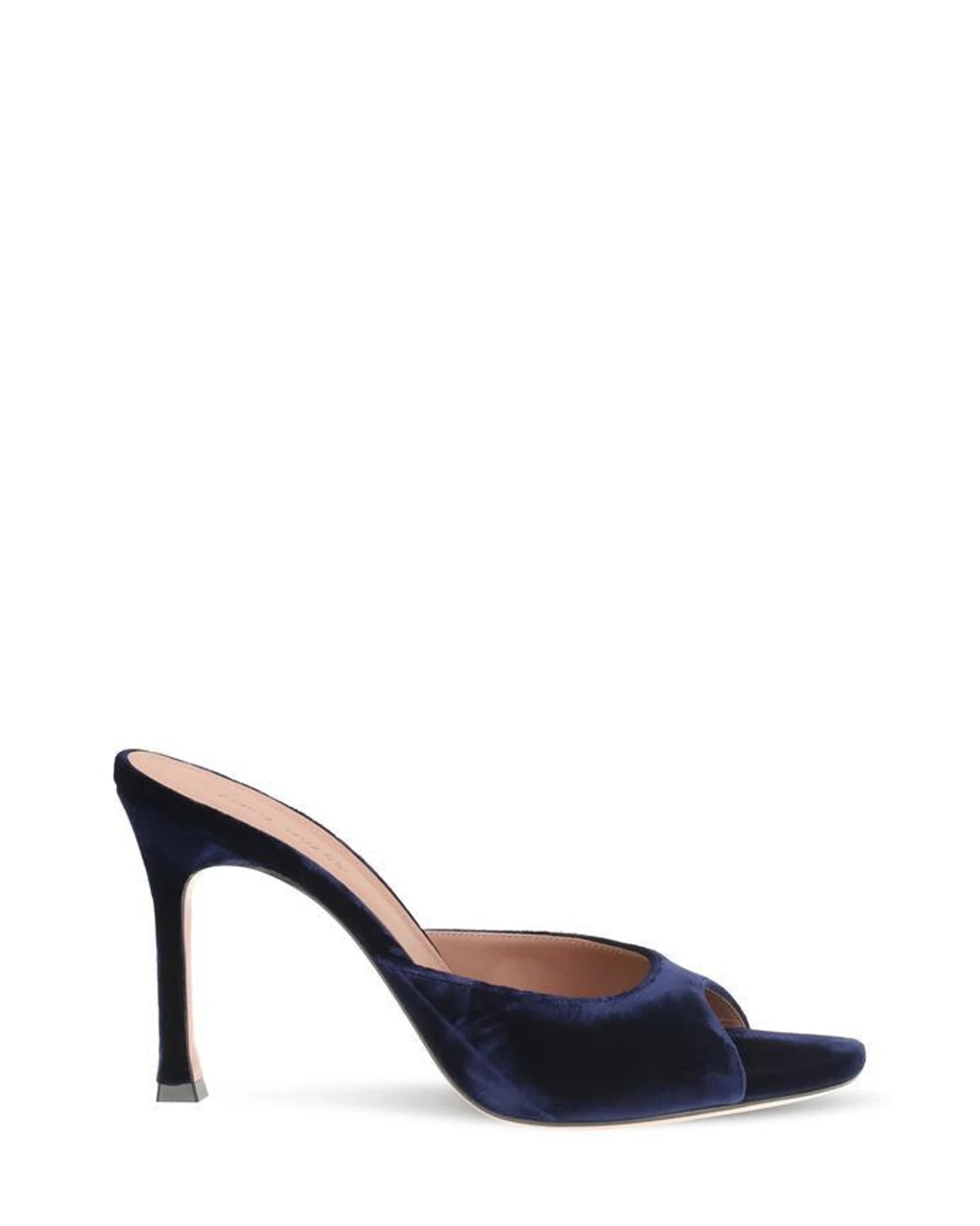 Amina Muaddi Sandals in blue, Double Velvet