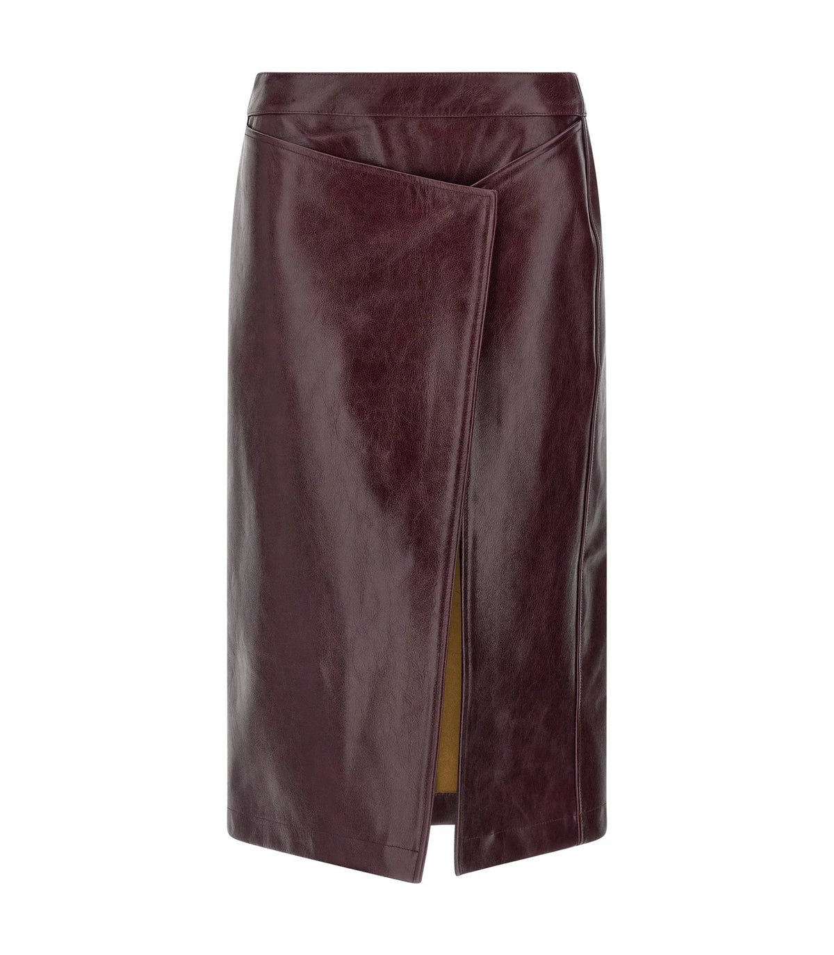 Armarium Skirt in red, Cow Leather