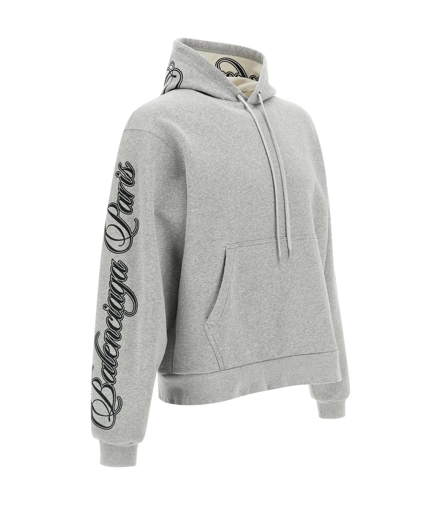 Balenciaga Hoodie in gray, Cotton — view 3