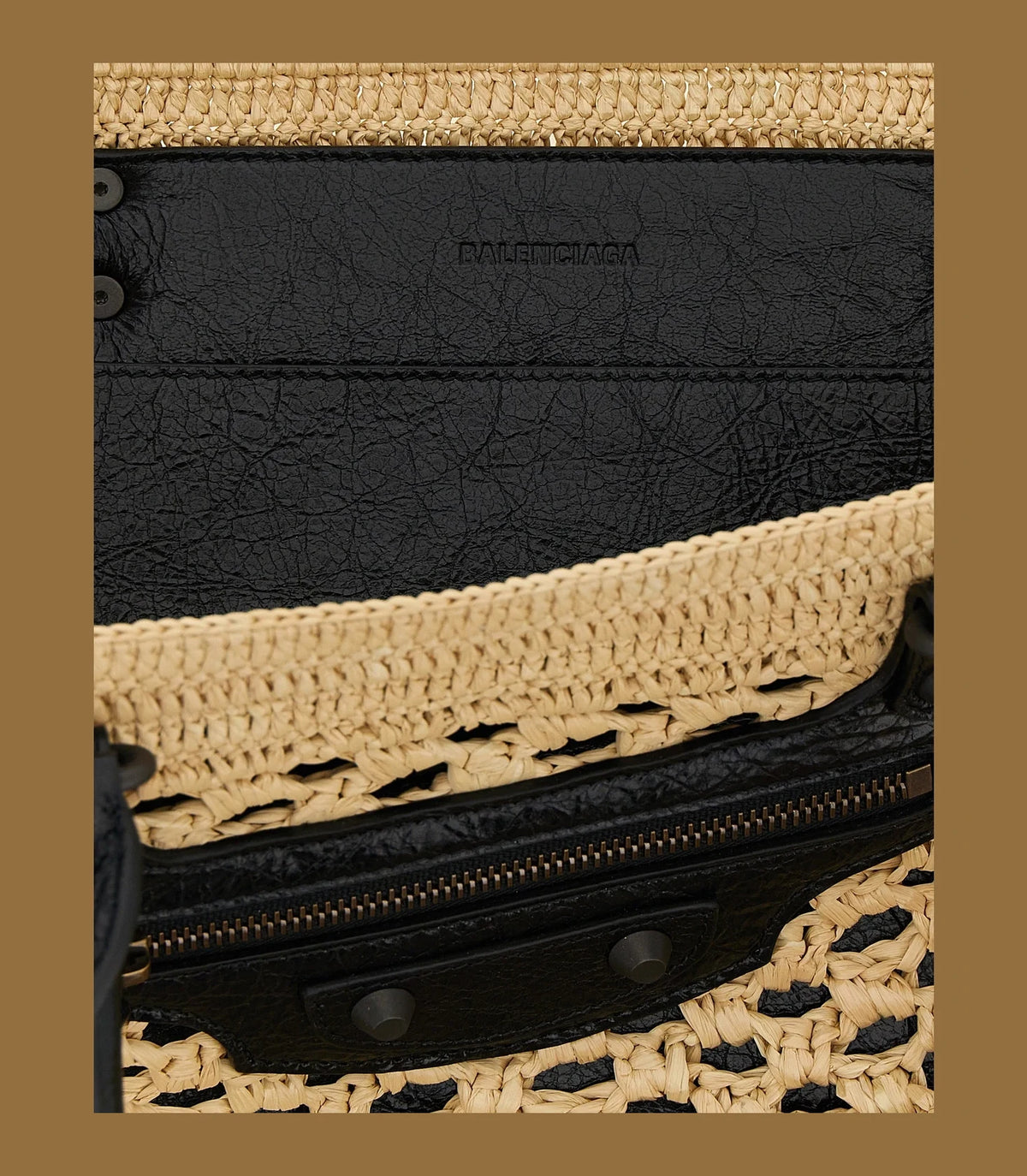 Balenciaga Tote Bag in beige, Viscose — view 4