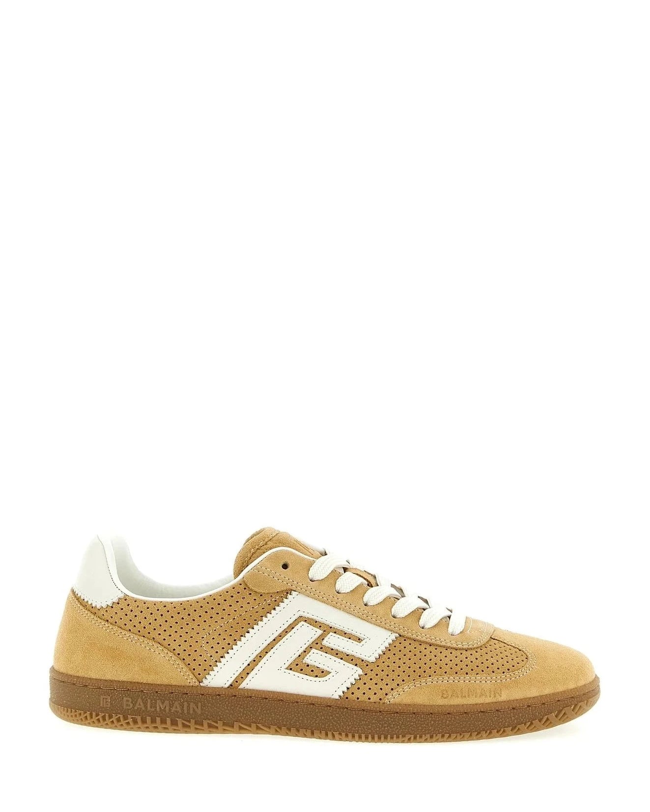 Balmain Sneakers in beige, Calfskin Leather