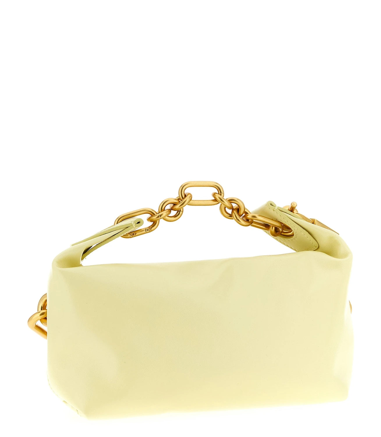 Balmain Hobo Bag in beige, Calfskin Leather — view 2