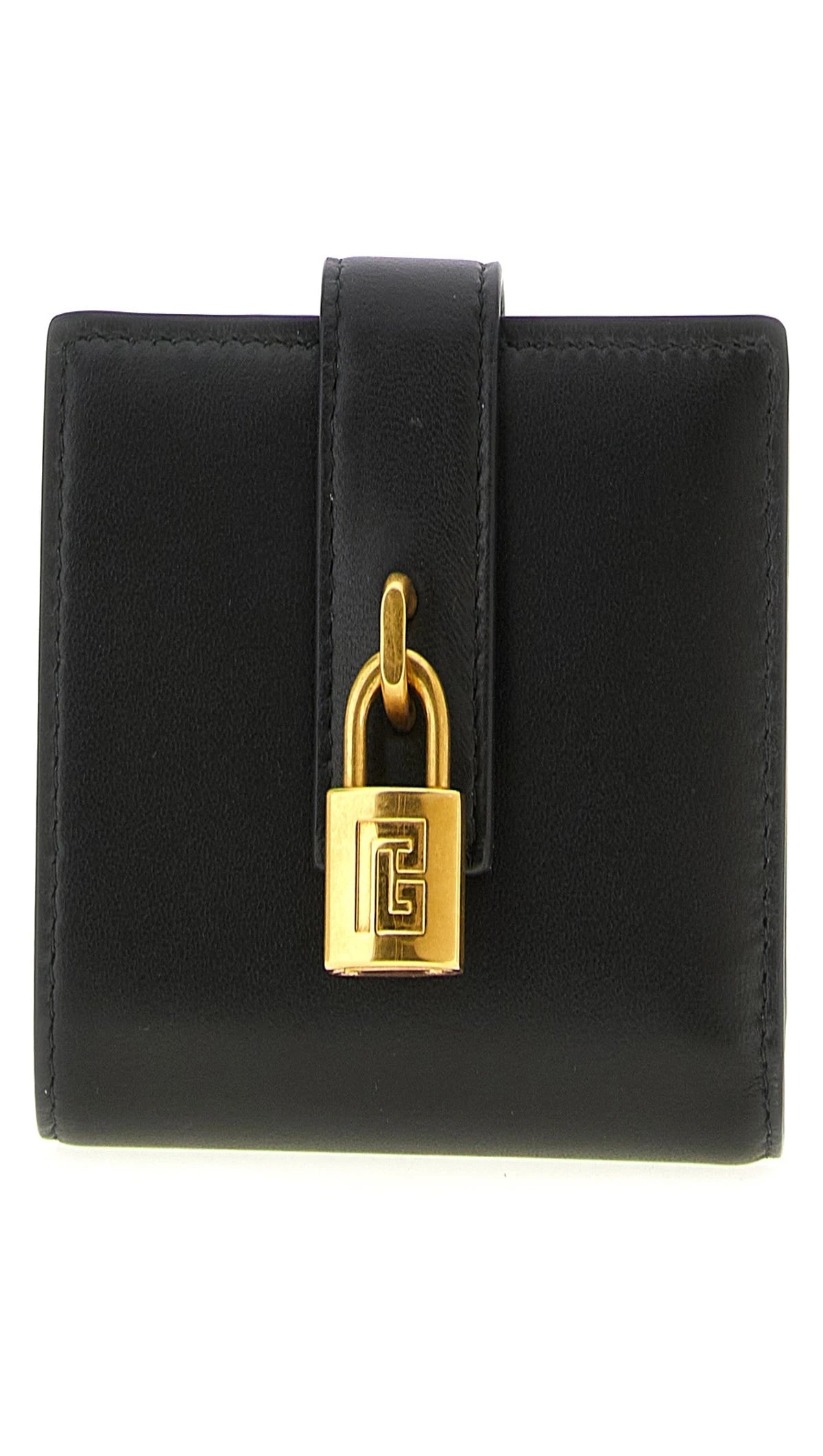 Balmain Wallet in black, Lamb Leather