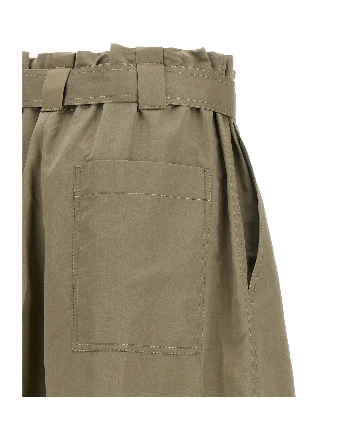 Brunello Cucinelli Bermuda in beige — view 4