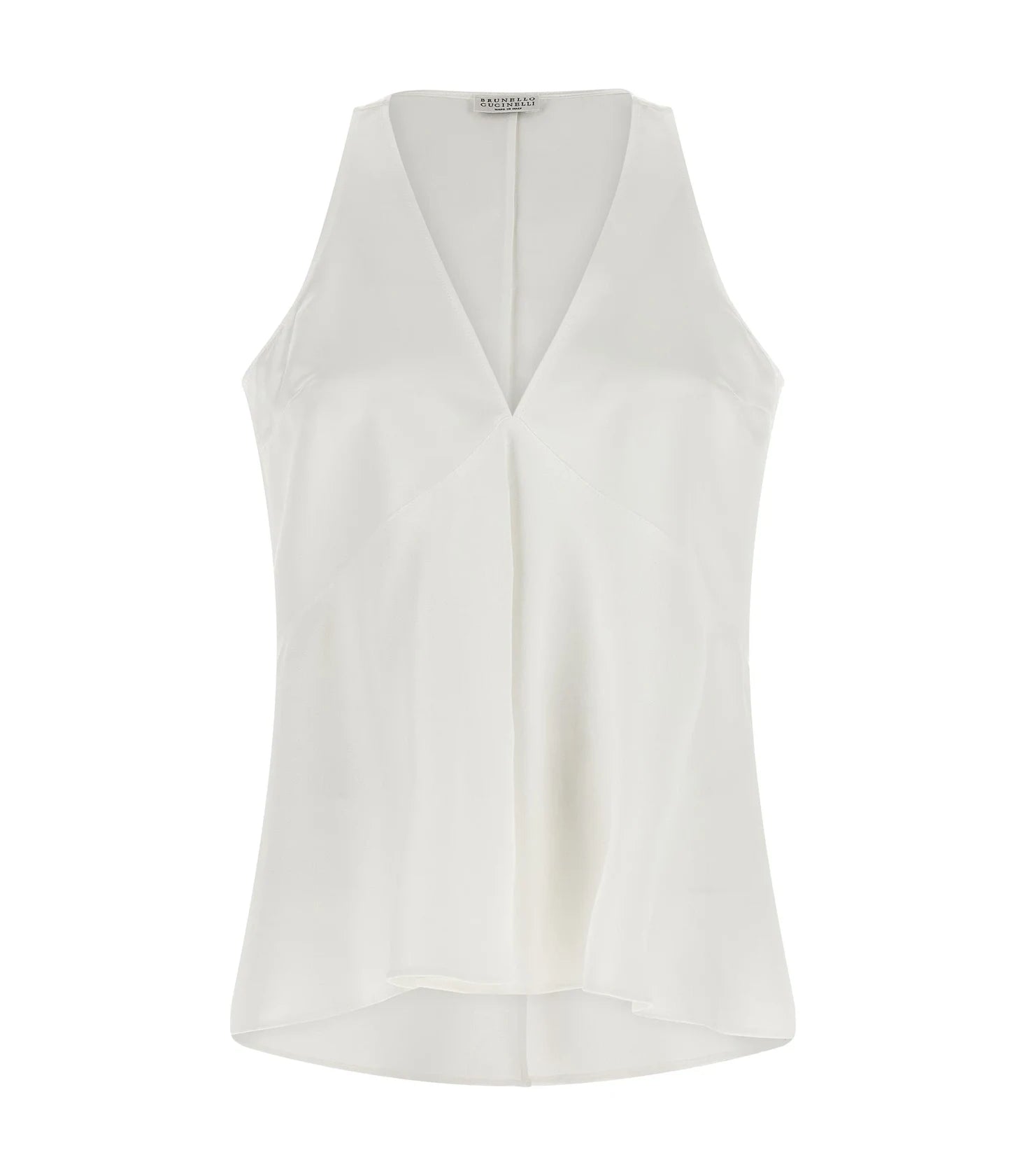 Brunello Cucinelli Blouse in white, Cotton