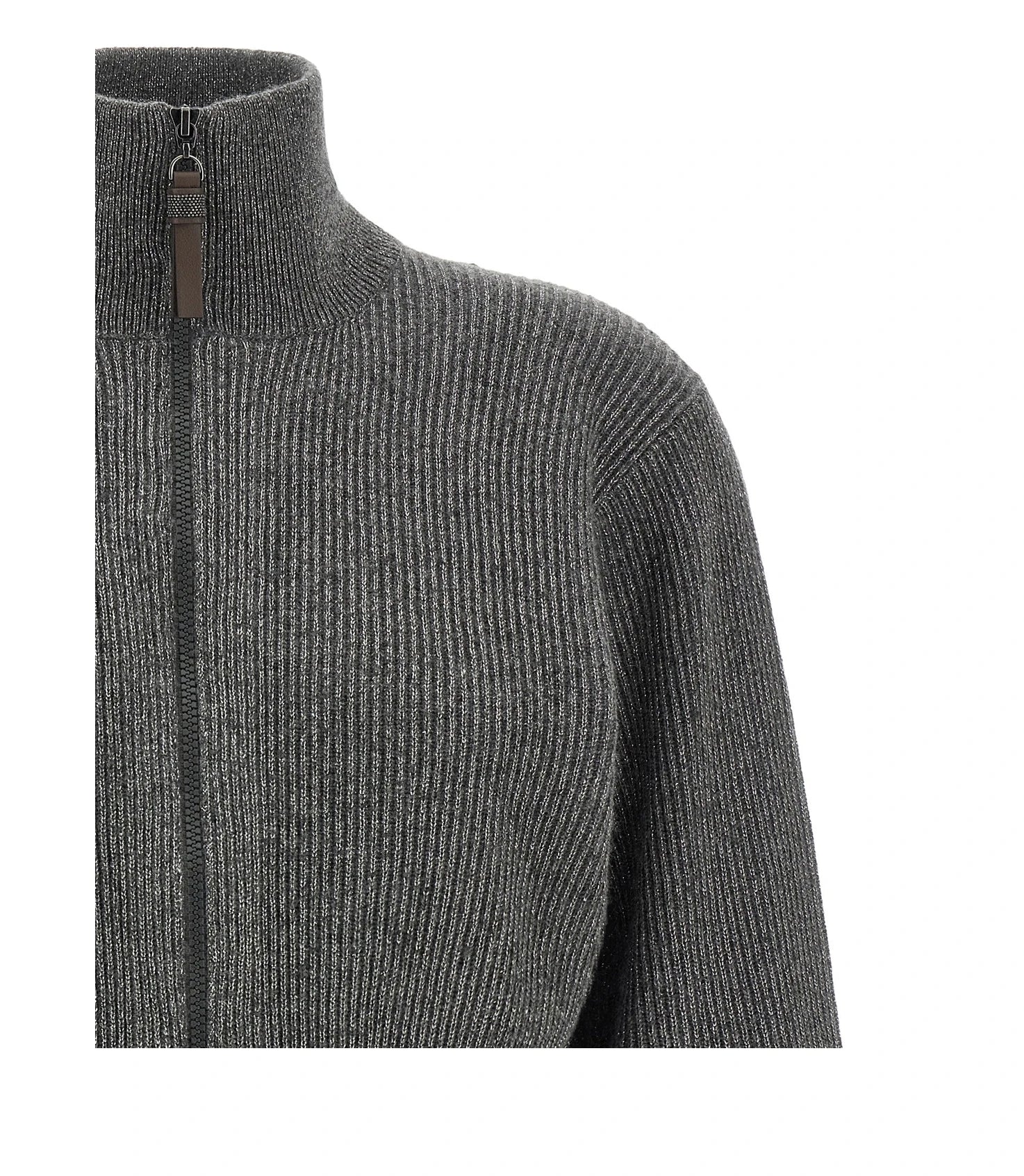 Brunello Cucinelli Cardigan in gray — view 3