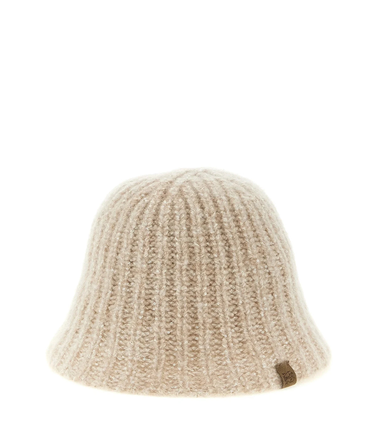 Brunello Cucinelli Cloche Hat in beige, Cashmere