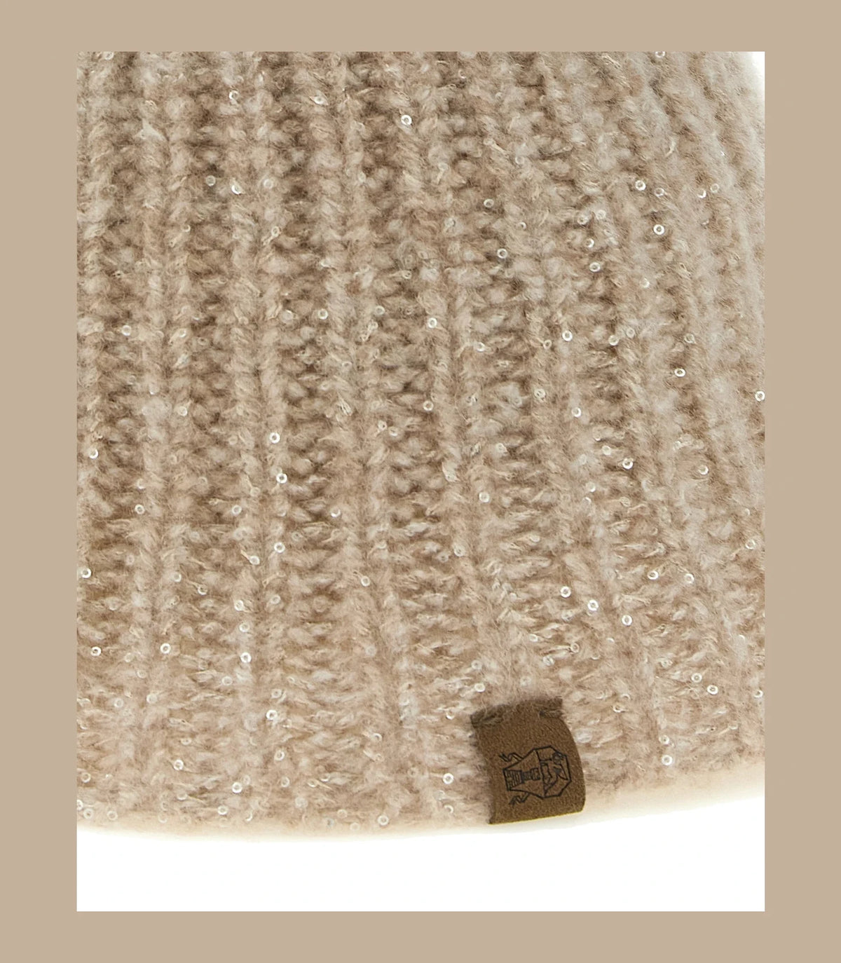 Brunello Cucinelli Cloche Hat in beige, Cashmere — view 3