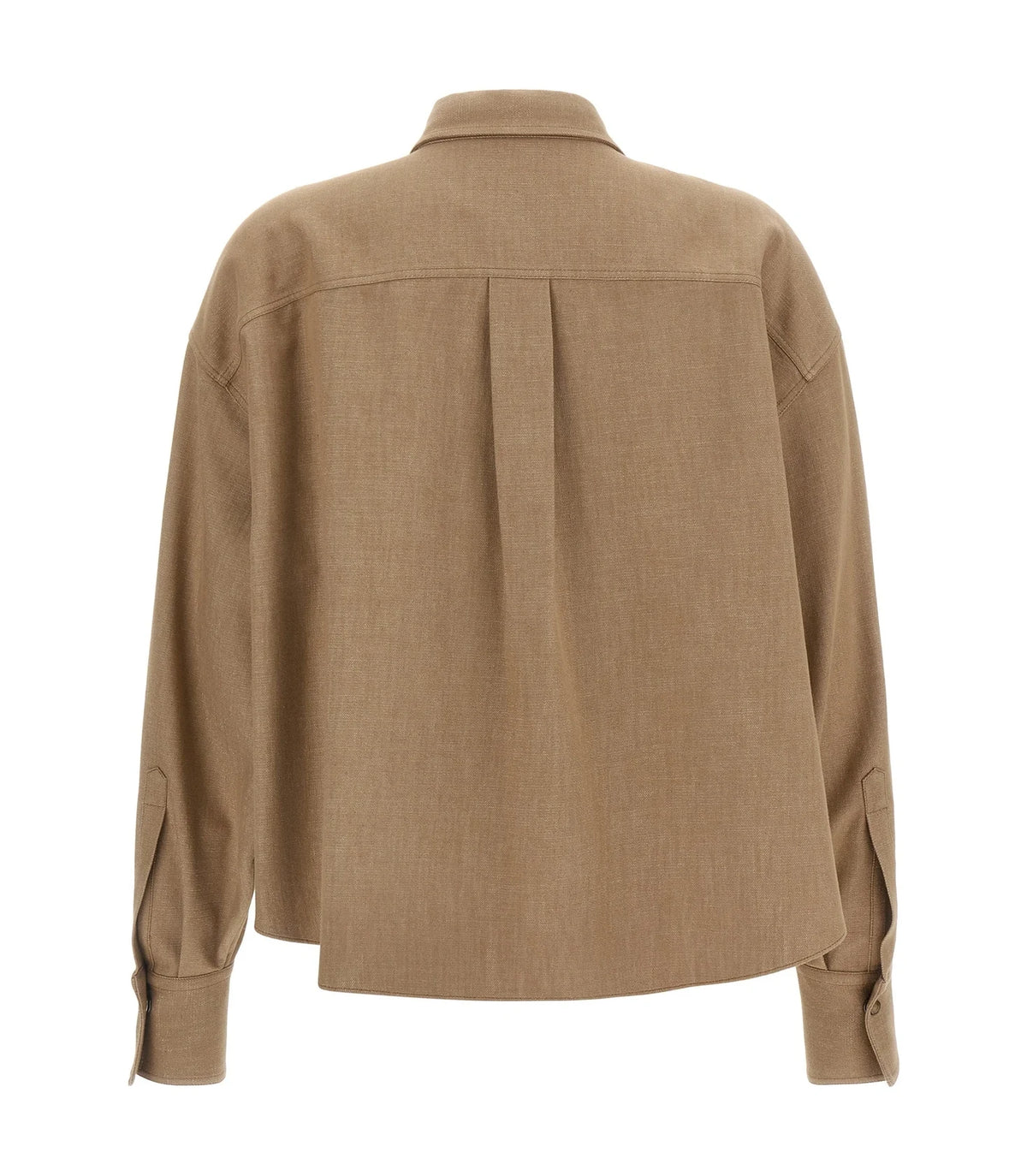 Brunello Cucinelli Dress Shirt in beige, Cotton — view 2