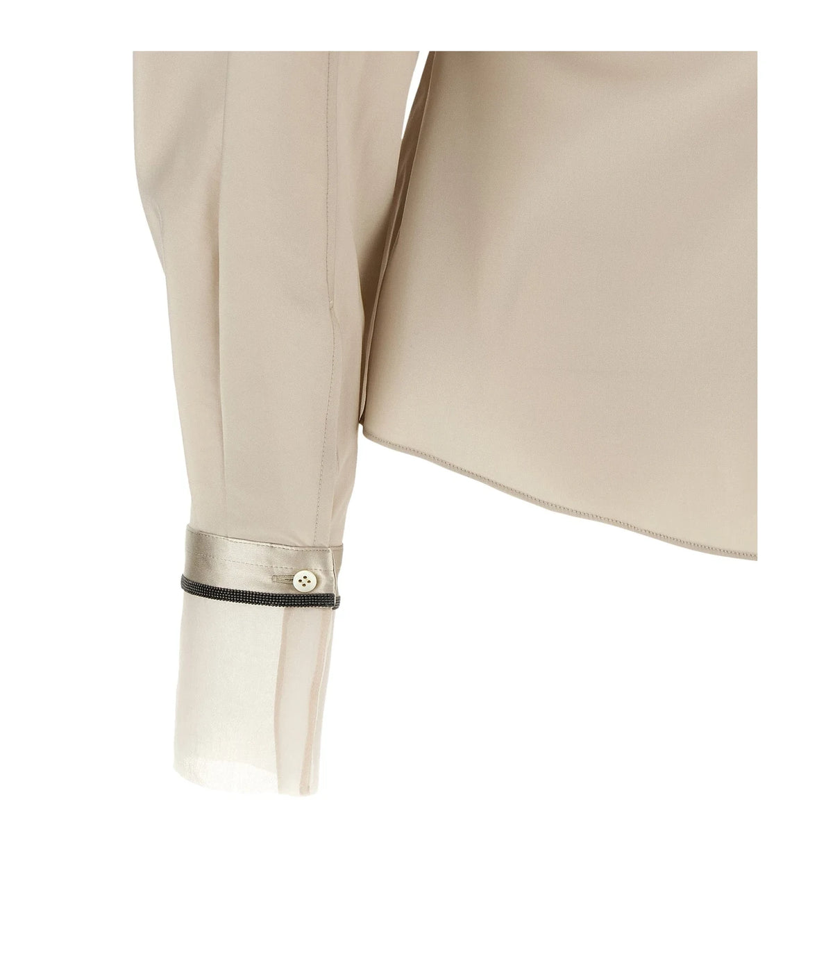 Brunello Cucinelli Dress Shirt in beige, Cotton — view 4