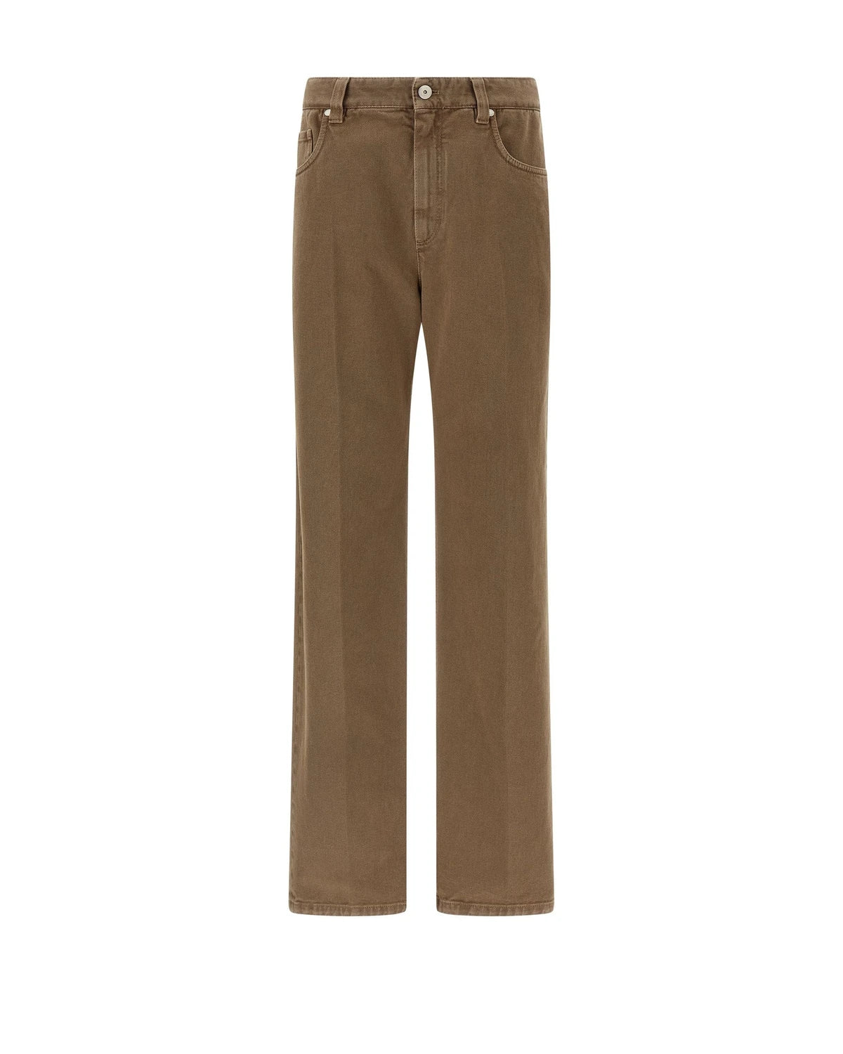 Brunello Cucinelli Jean in beige, Cotton