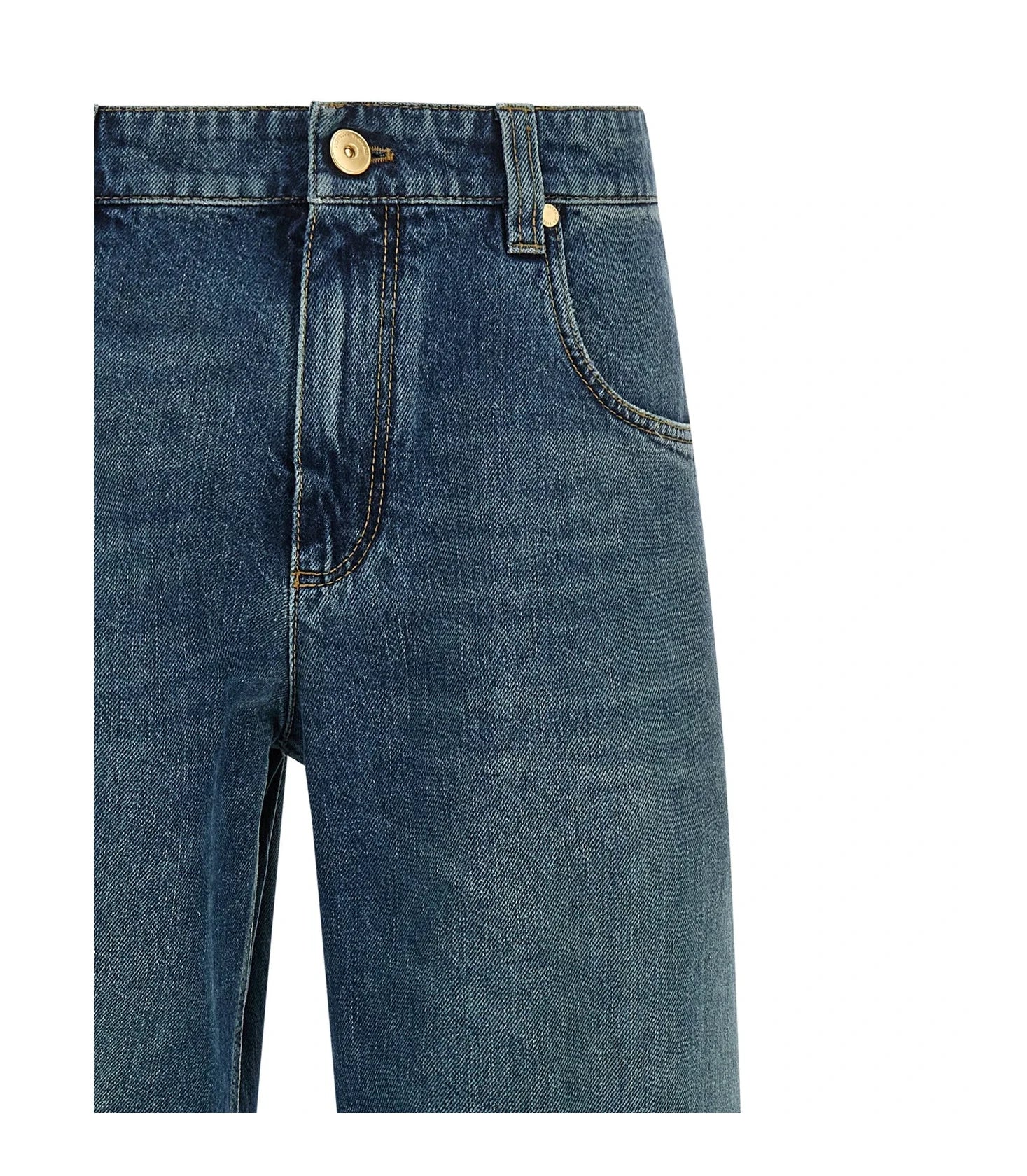 Brunello Cucinelli Jean in blue, Cotton — view 3