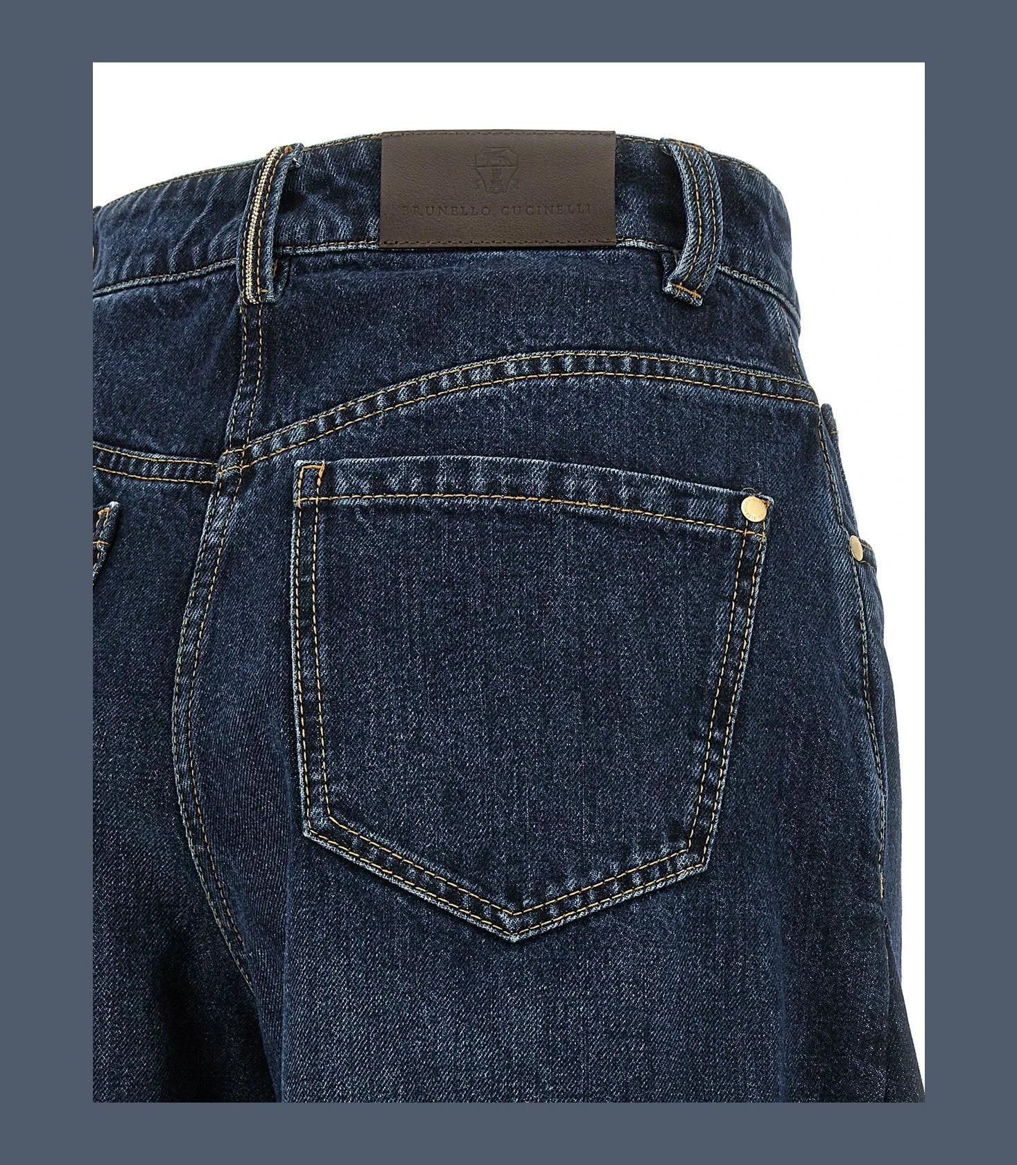 Brunello Cucinelli Jean in blue, Cotton — view 4