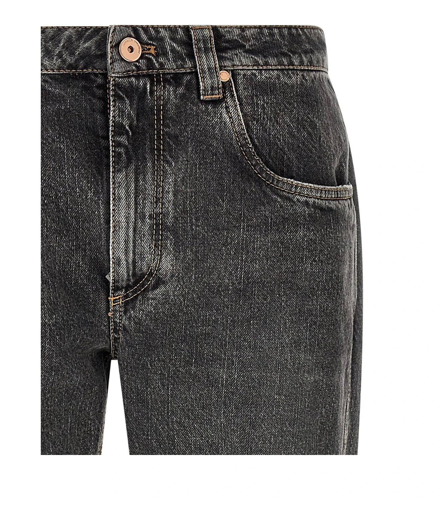 Brunello Cucinelli Jean in gray, Cotton — view 3