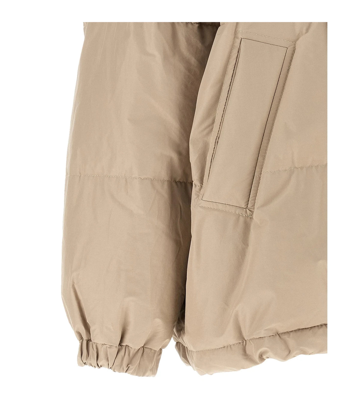 Brunello Cucinelli Puffer Jacket in beige, Cotton — view 5