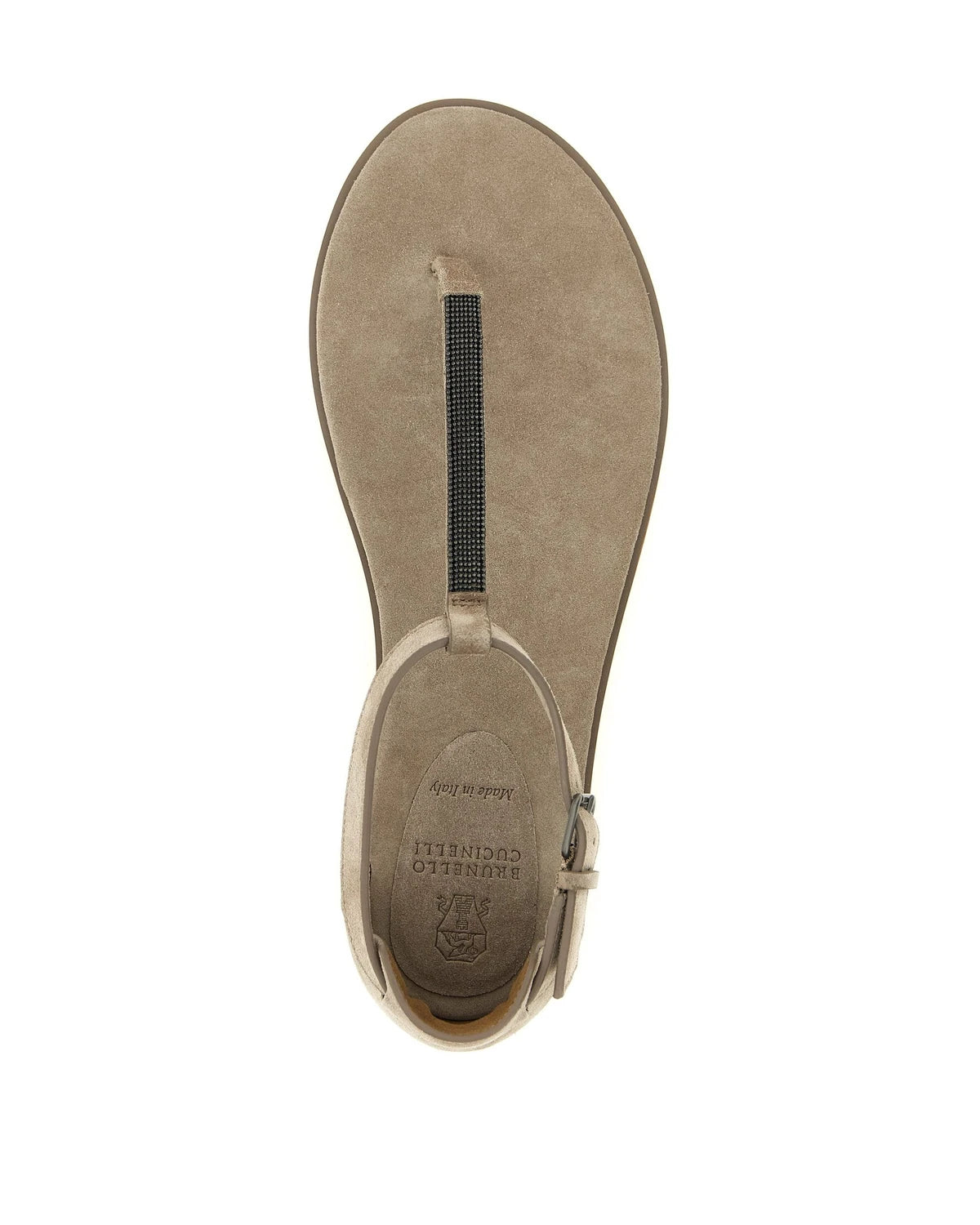 Brunello Cucinelli Sandals in beige, Calfskin Leather — view 4