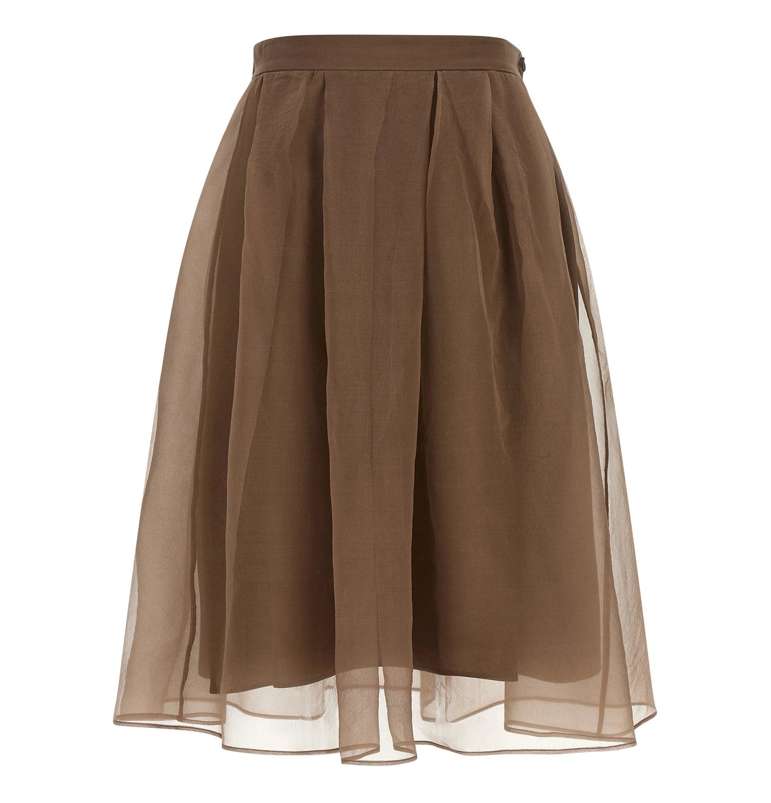 Brunello Cucinelli Skirt in brown, Silk
