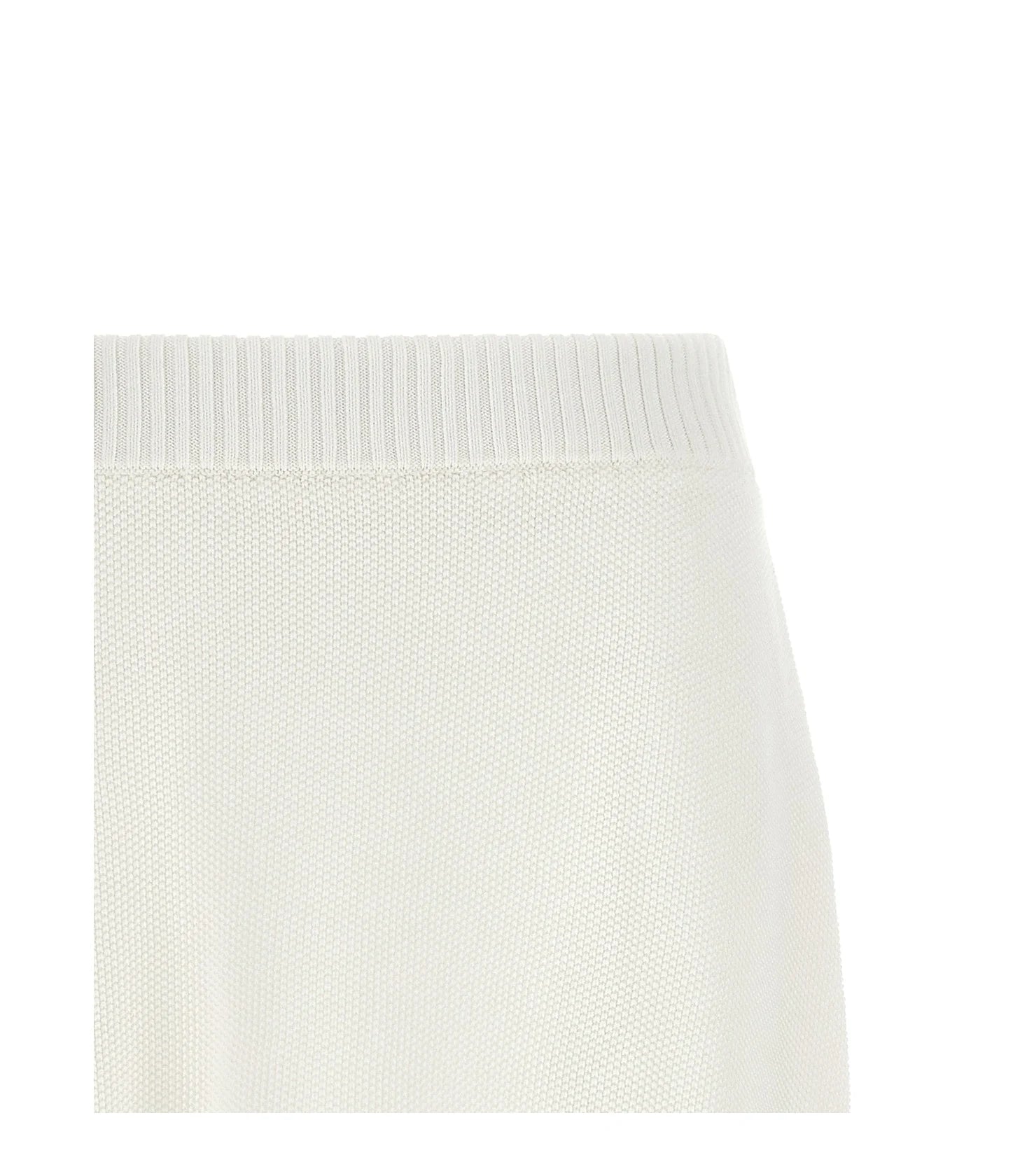 Brunello Cucinelli Skirt in white, Cotton — view 3